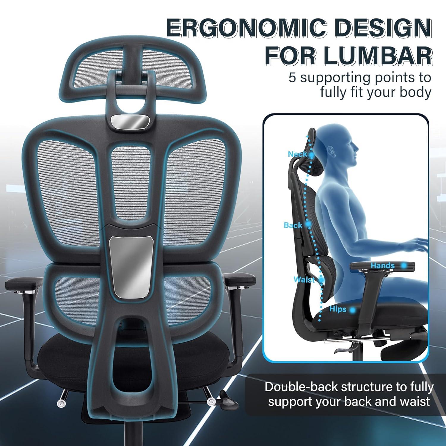 High Back Ergonomic Mesh Office Chair