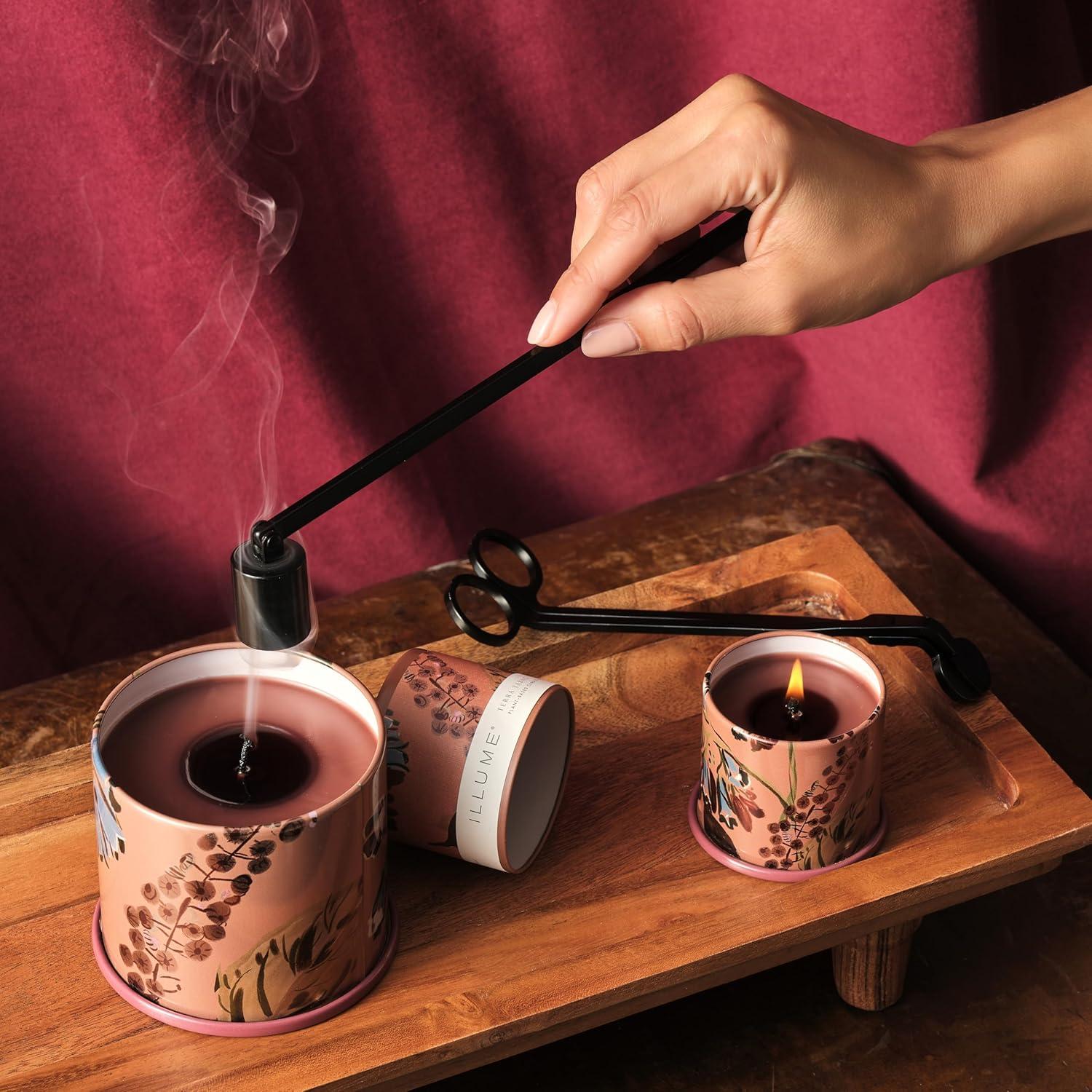 ILLUME Beautifully Done Essentials Terra Tabac Statement Glass Scented Candle