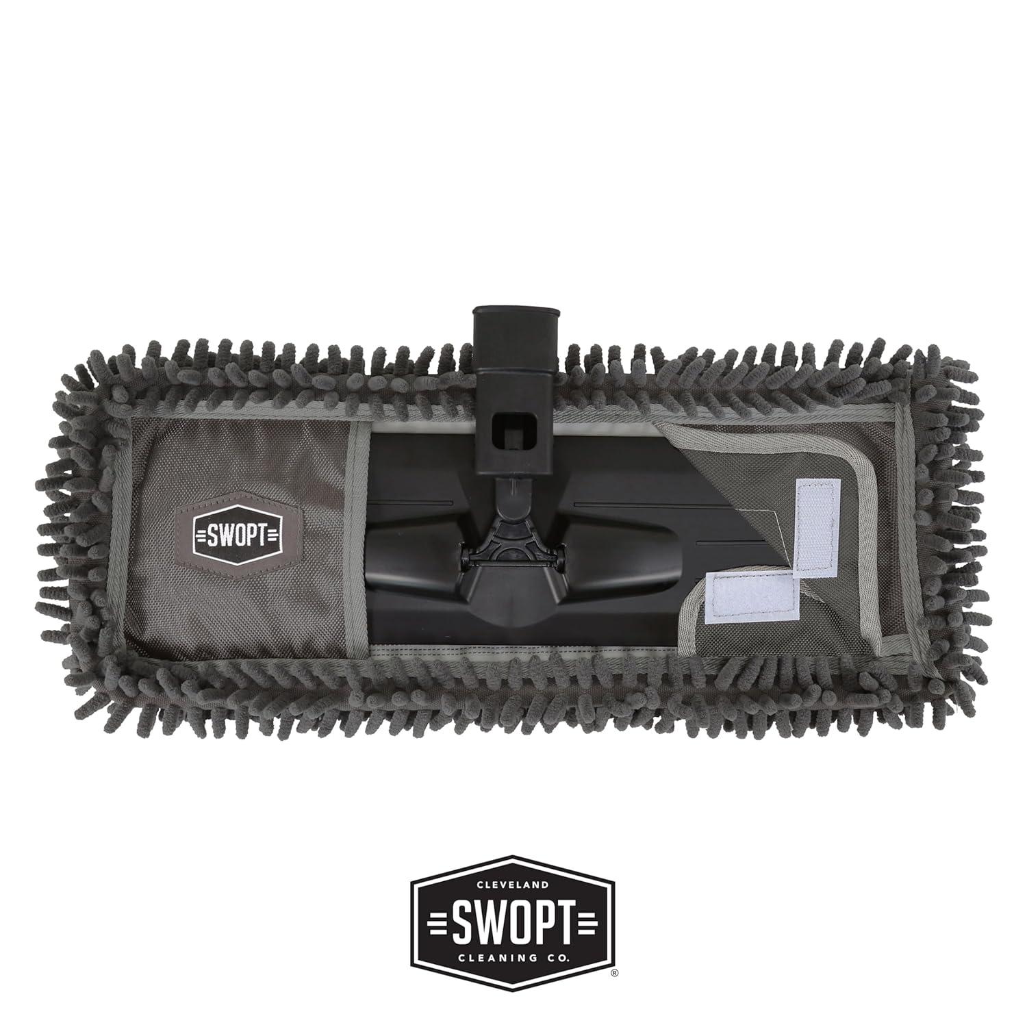 SWOPT Head Only 18 in Smooth Surface Microfiber Dust Mop