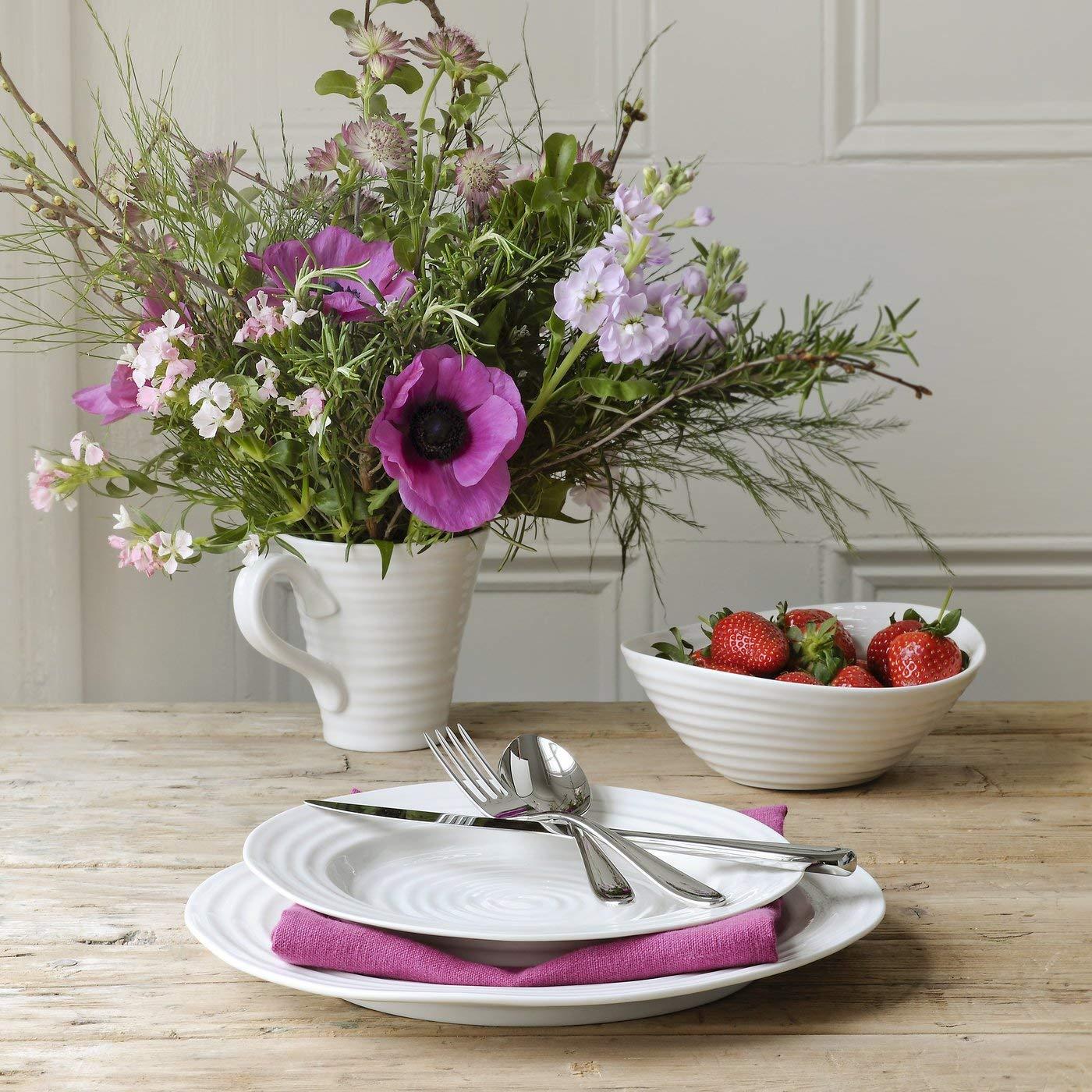 Portmeirion Sophie Conran-White Platter, Round 12"