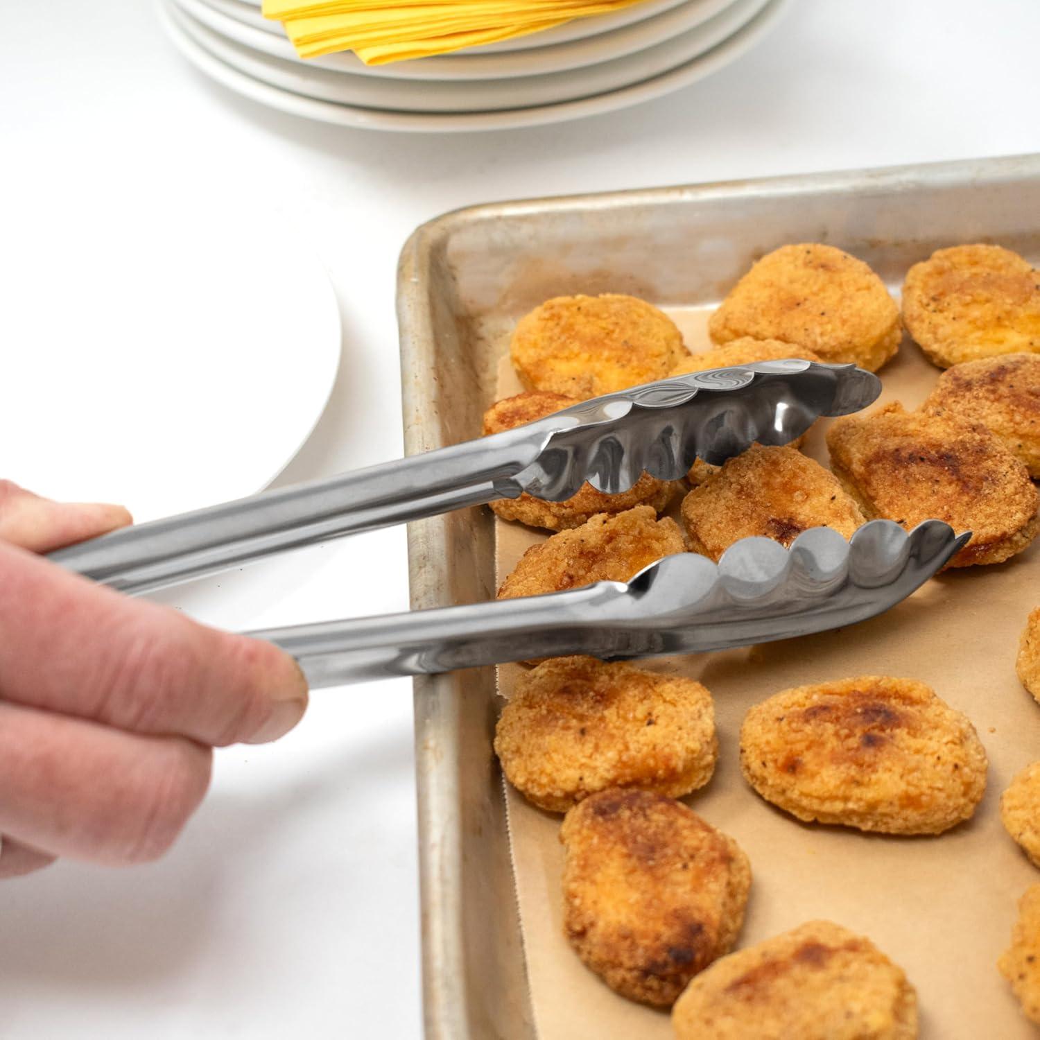 Norpro Locking Tongs, Pack of 1, Stainless Steel