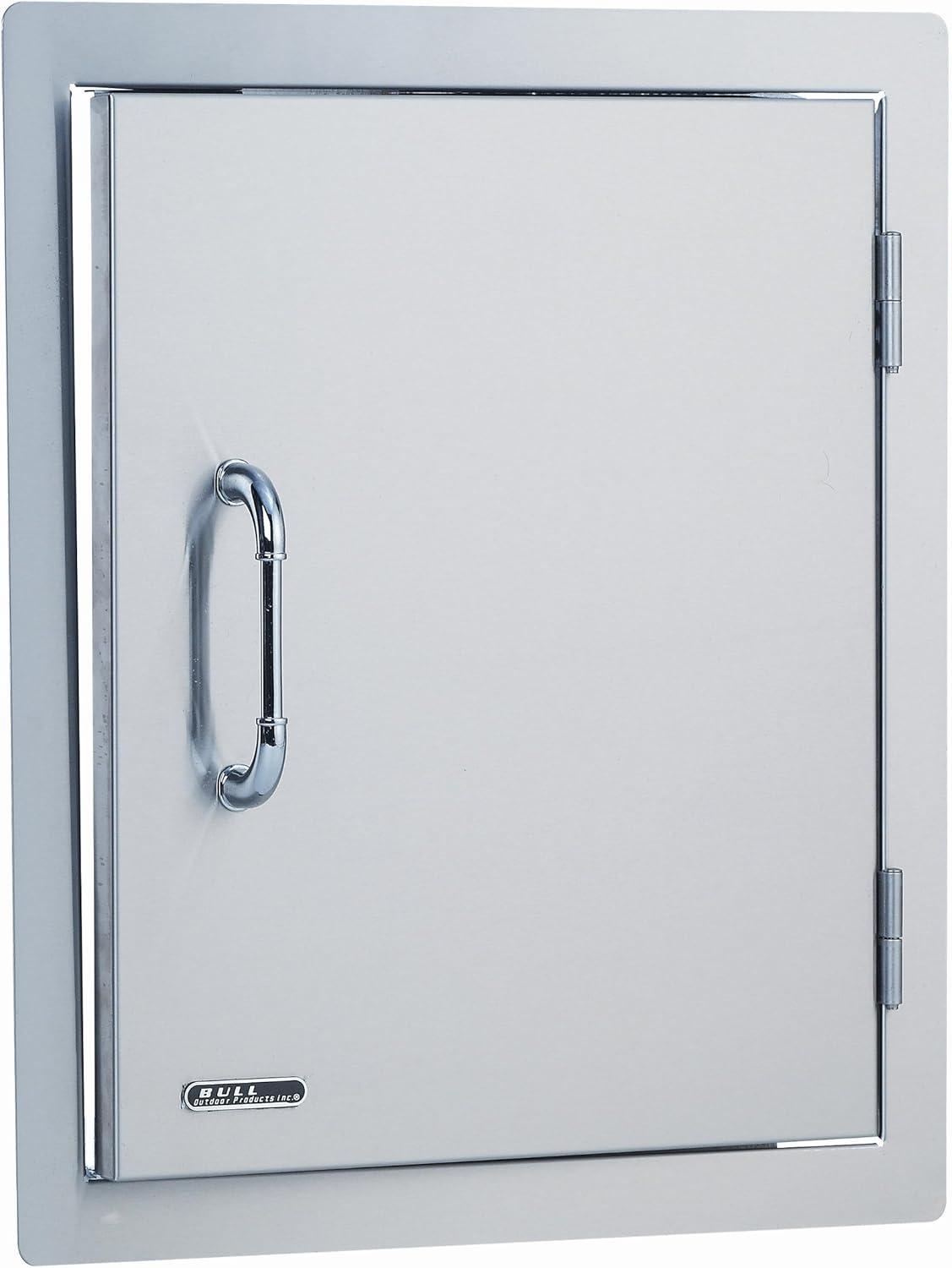 Stainless Steel Single Vertical Access Door with Handle