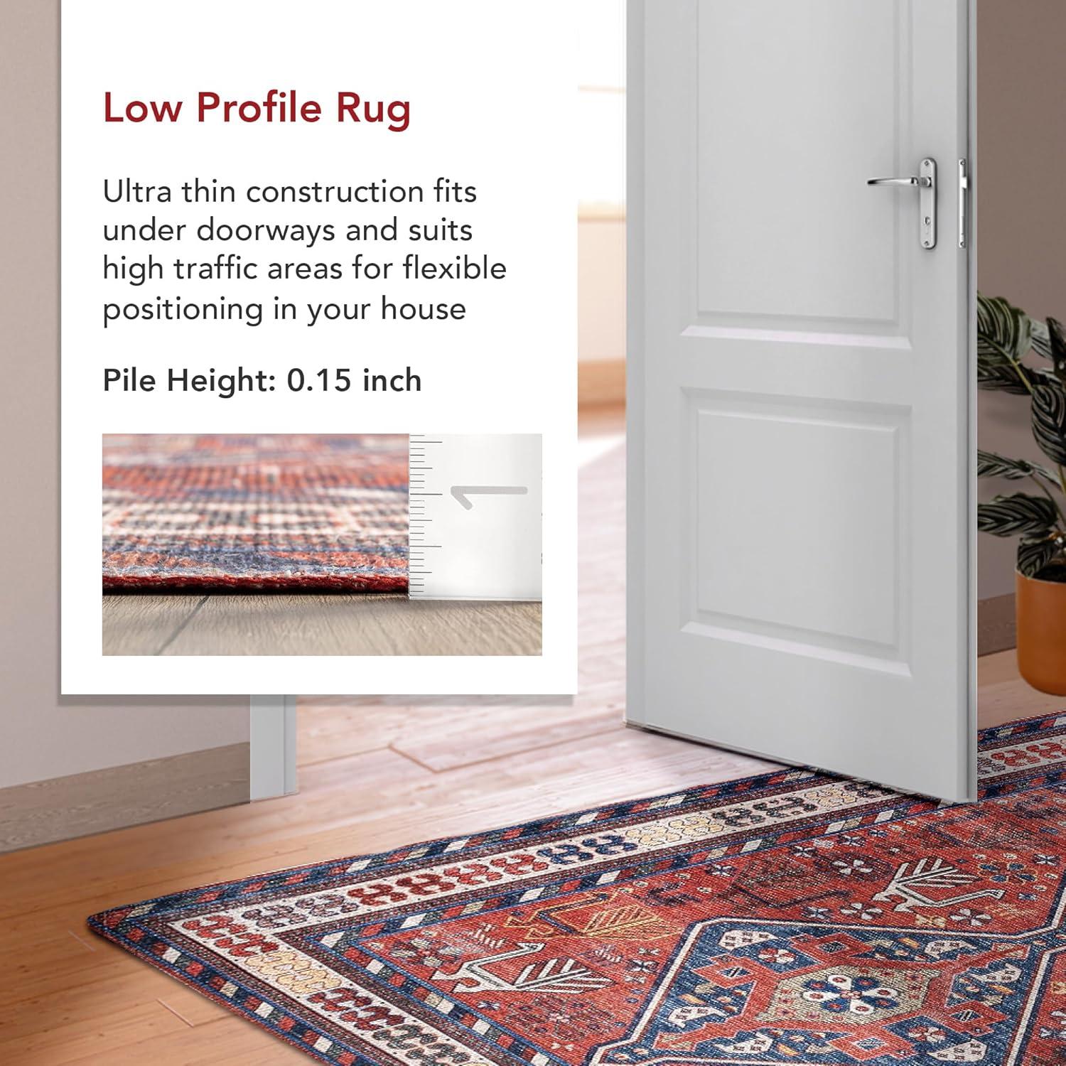 Nuloom Stella Machine Washable Traditional Global Indoor Area Rug