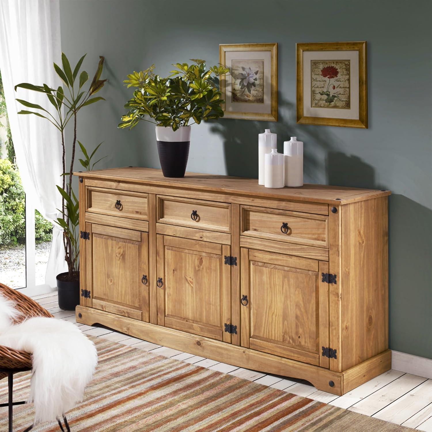 Corona 65.91'' Solid Wood Sideboard