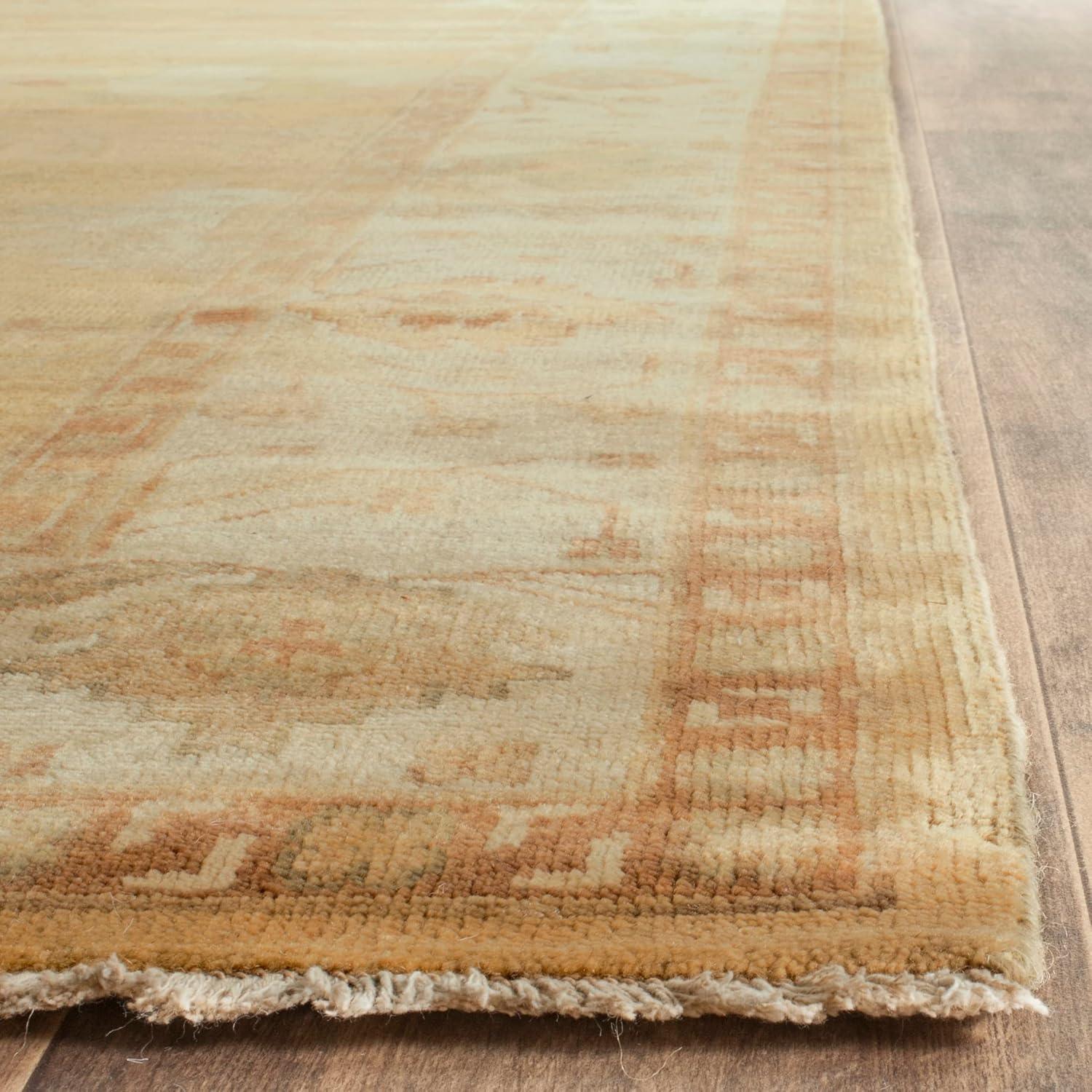 Oushak Hand Knotted Wool Oriental Rug