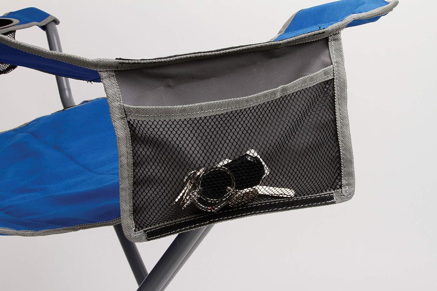 Coleman Big-N-Tall Camping Chair with Cup Holder & Side Pocket, Water-Resistant XL Outdoor Seat Supports up to 600 lbs, Great for Camping, Tailgating, Firepits, Patio, & More