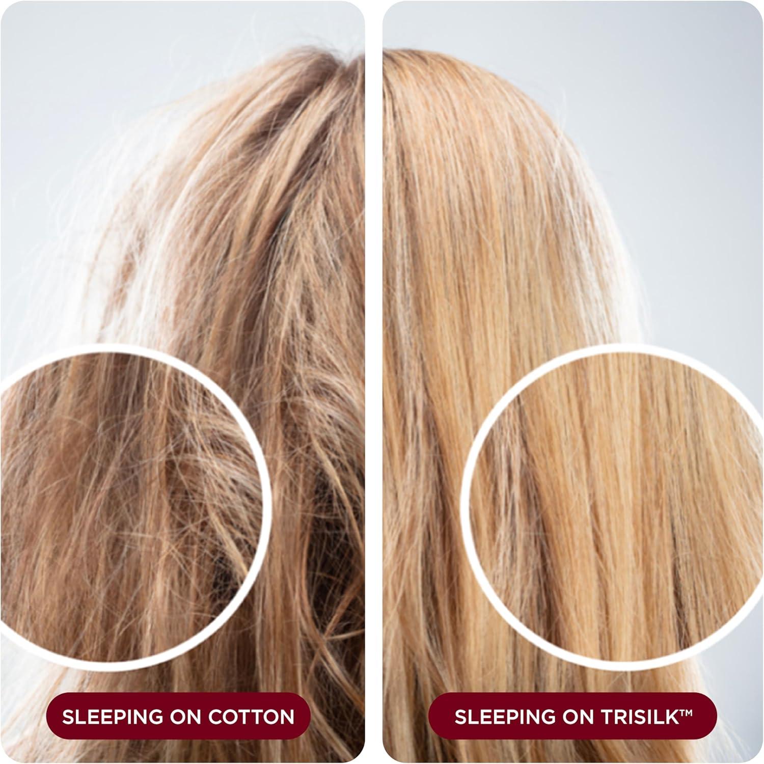 Discover Night LLC NIGHT Silk Washable Pillowcase - Luxury Mulberry Silk Pillow Covers for Skin and Hair Pink - King