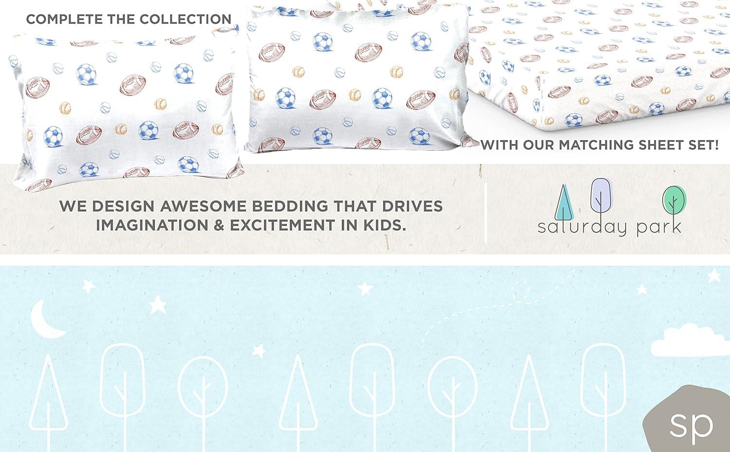 Saturday Park Saturday Park Vintage Stripe 100% Organic Cotton Duvet Cover & Sham Set