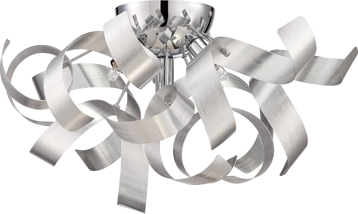 Quoizel Lighting Ribbons 4 - Light Flush Mount in  Millenia