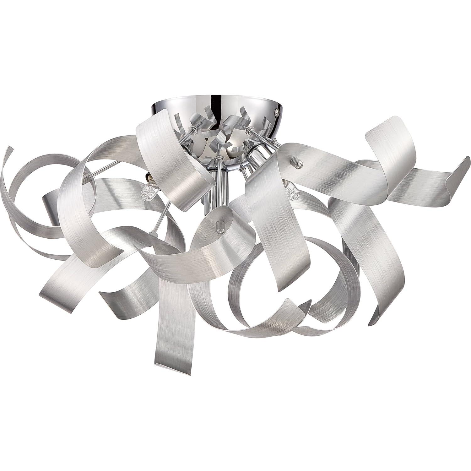 Quoizel Lighting Ribbons 4 - Light Flush Mount in  Millenia
