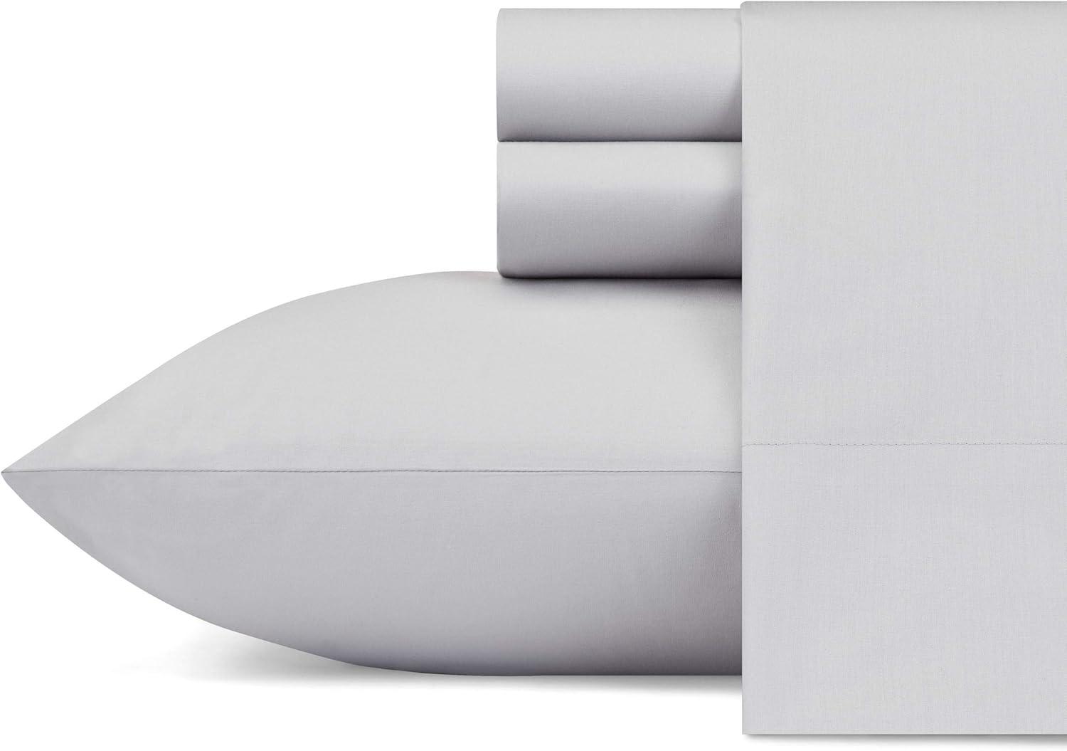 Nautica Solid Cotton Percale Sheet Sets