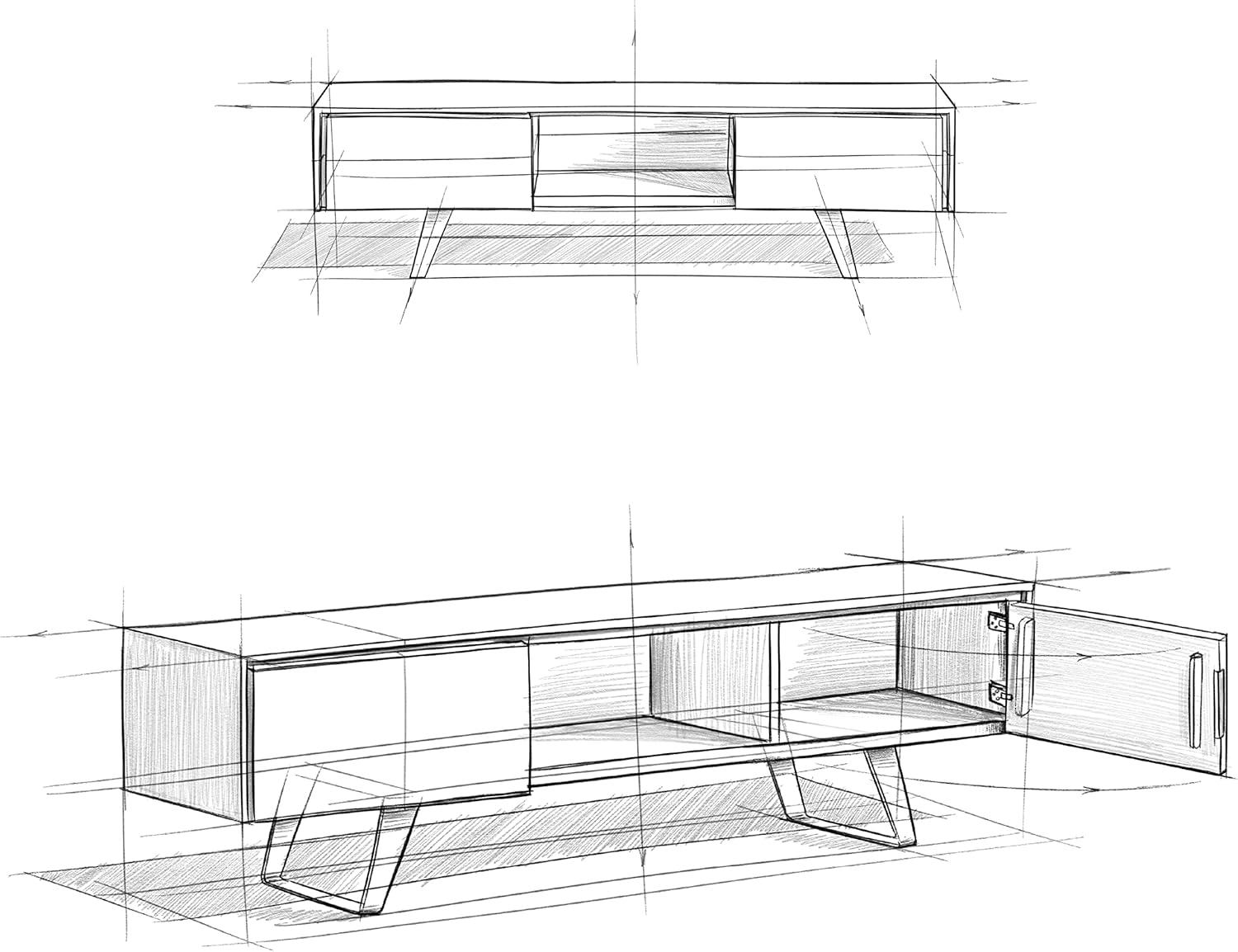 Lowry 72 inch TV Media Stand