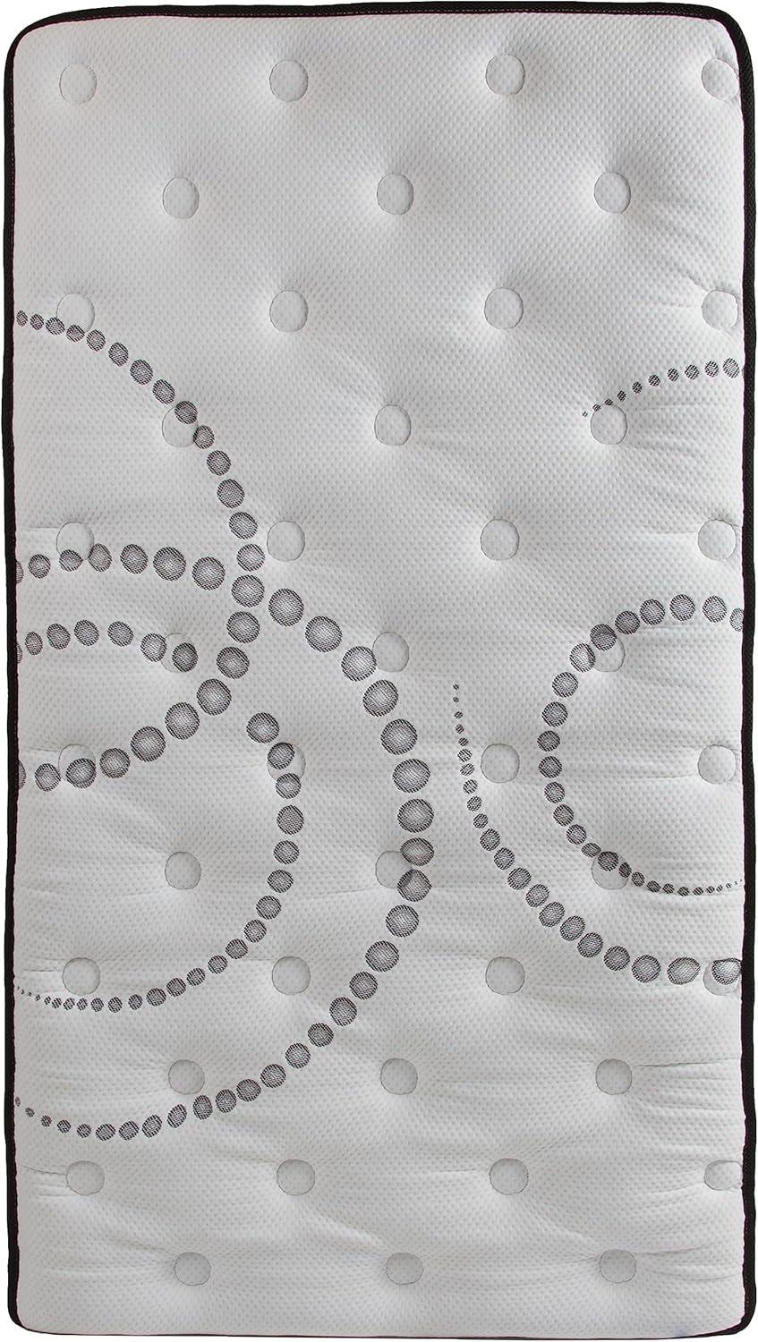 Emma and Oliver 12 Inch CertiPUR-US Certified Hybrid Pocket Spring Mattress, Twin Mattress in a Box - Premium Mattress