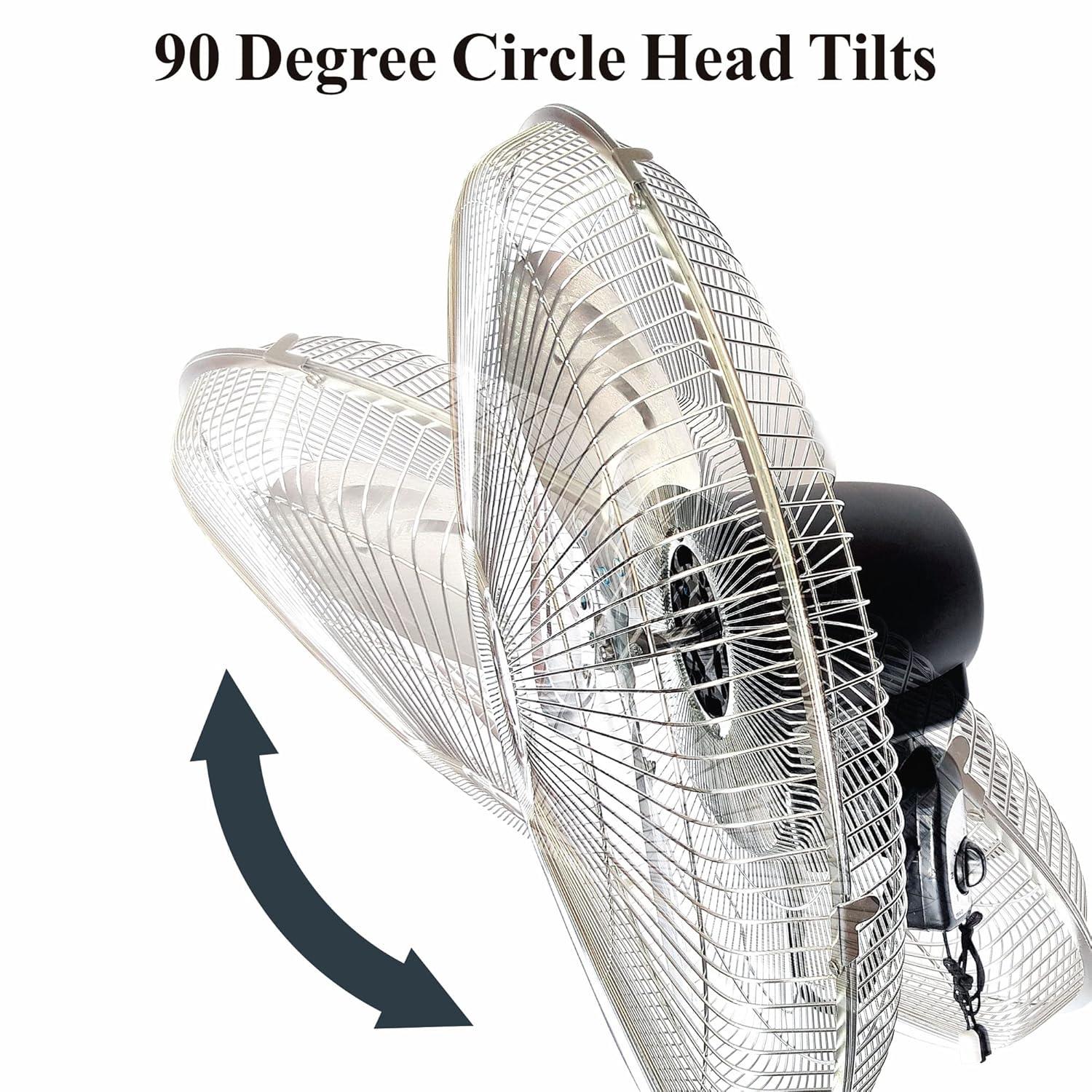 Optimus F-4187 18" Industrial Grade High Velocity Oscillating Wall Fan 18" Industrial Grade Oscillating Wall Fan