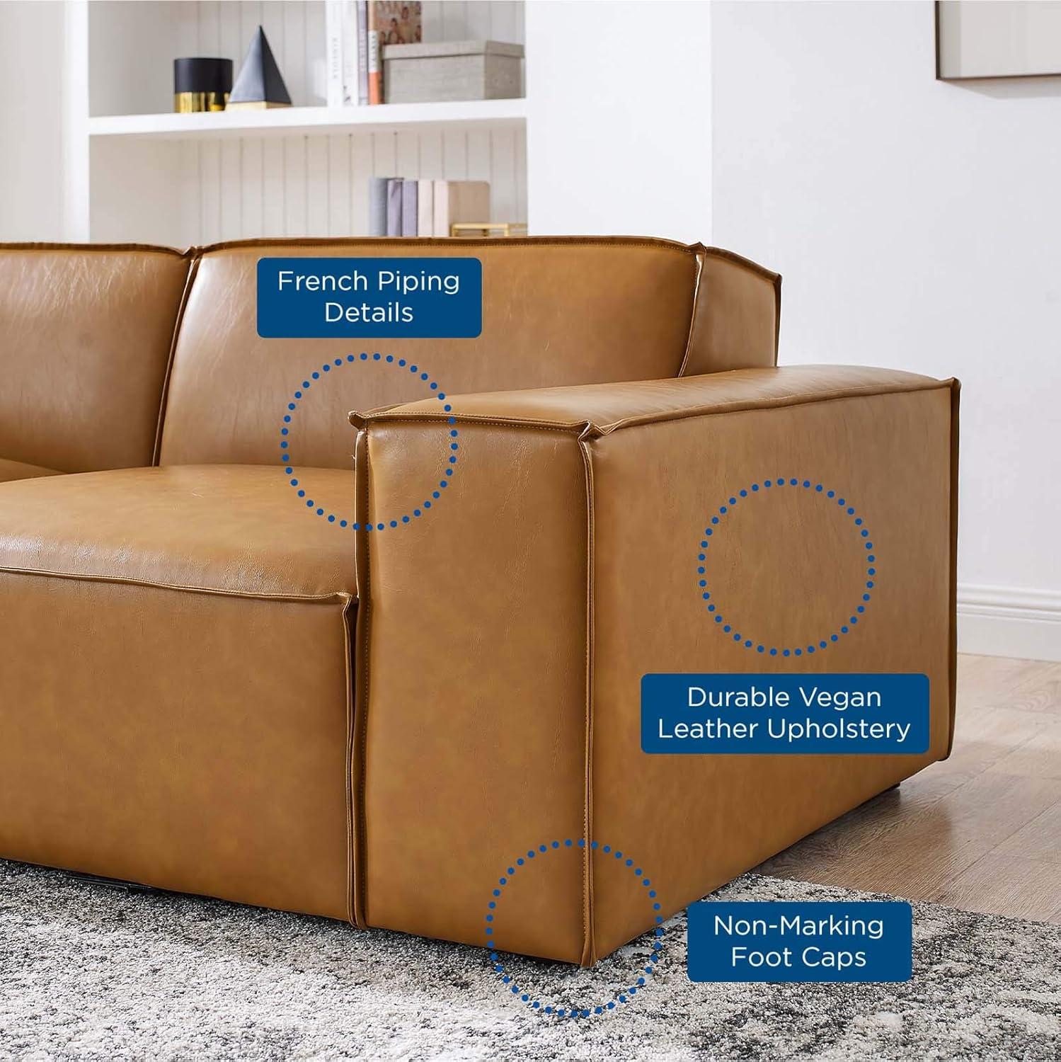 Modway Modway Restore Vegan Leather Loveseat