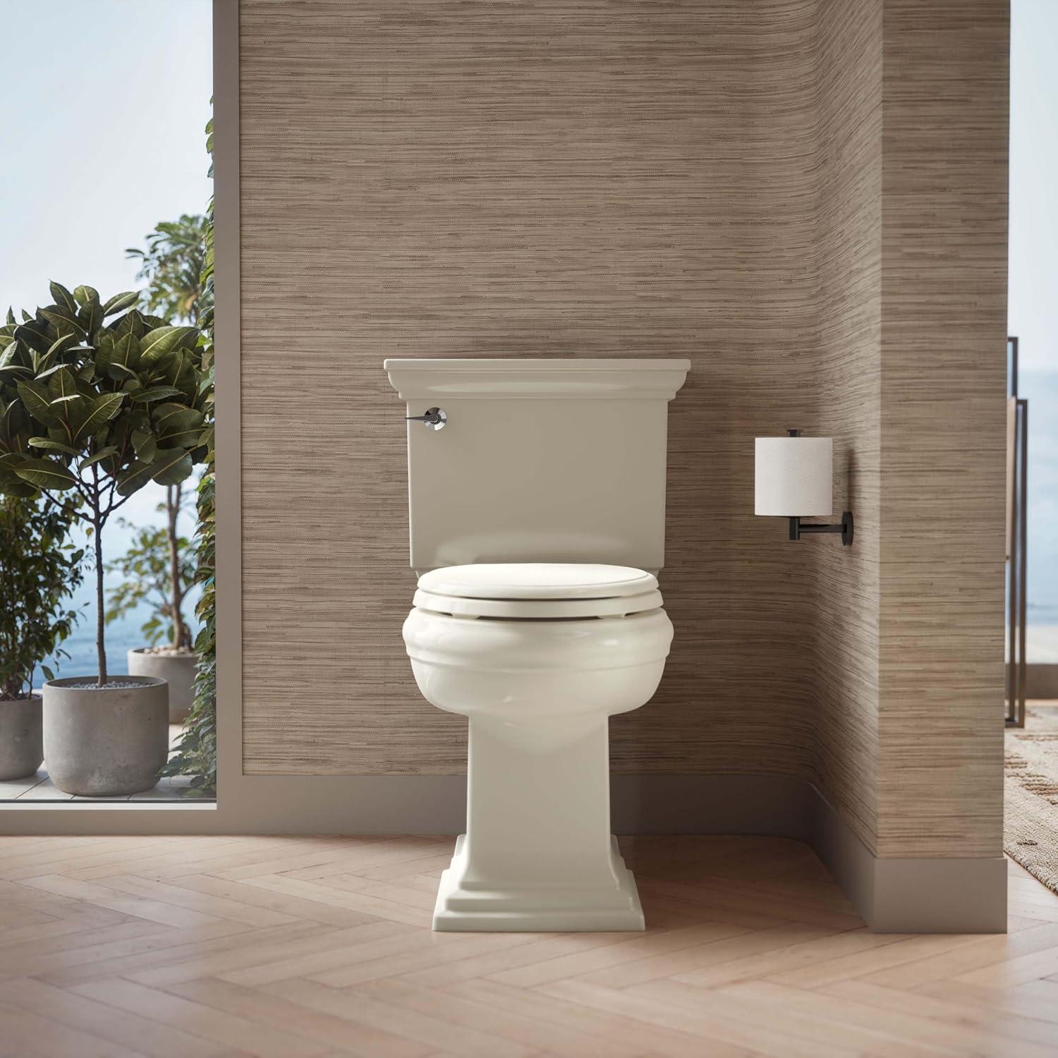 Kohler Brevia Quiet-Close Toilet Seat with Grip-Tight Bumpers and Quick-Attach Hardware