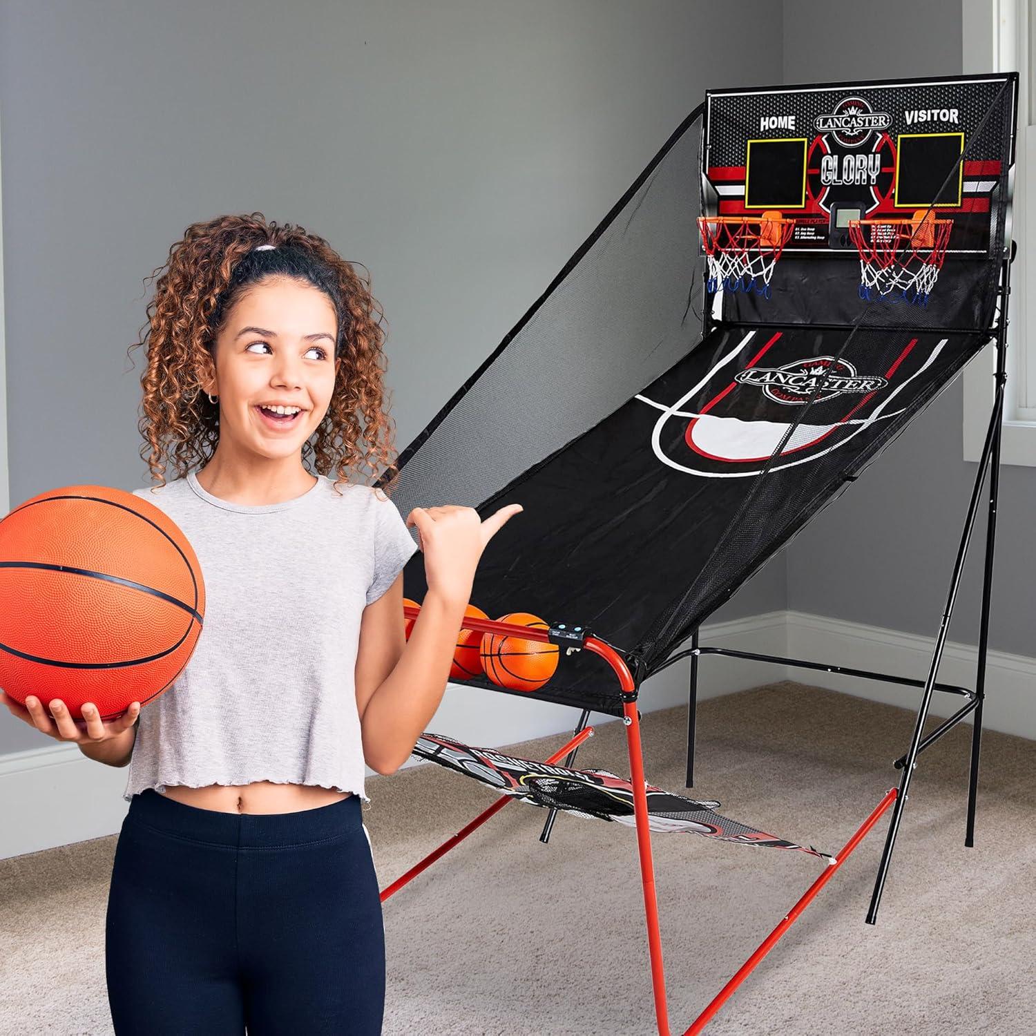 Lancaster Gaming Lancaster Gaming 2 Player Basketball Arcade Game with 3 Games Included
