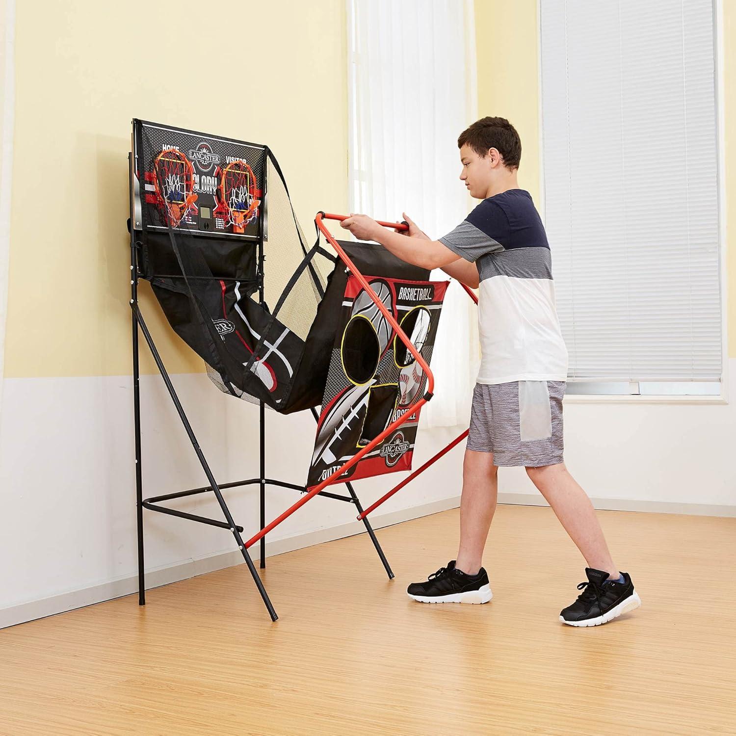 Lancaster Gaming Lancaster Gaming 2 Player Basketball Arcade Game with 3 Games Included