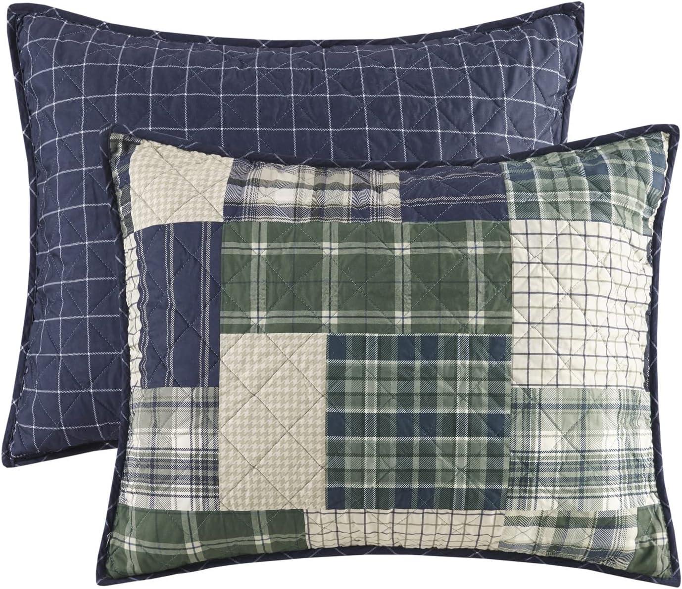 Timber 3 Piece Reversible Printed Quilt Set