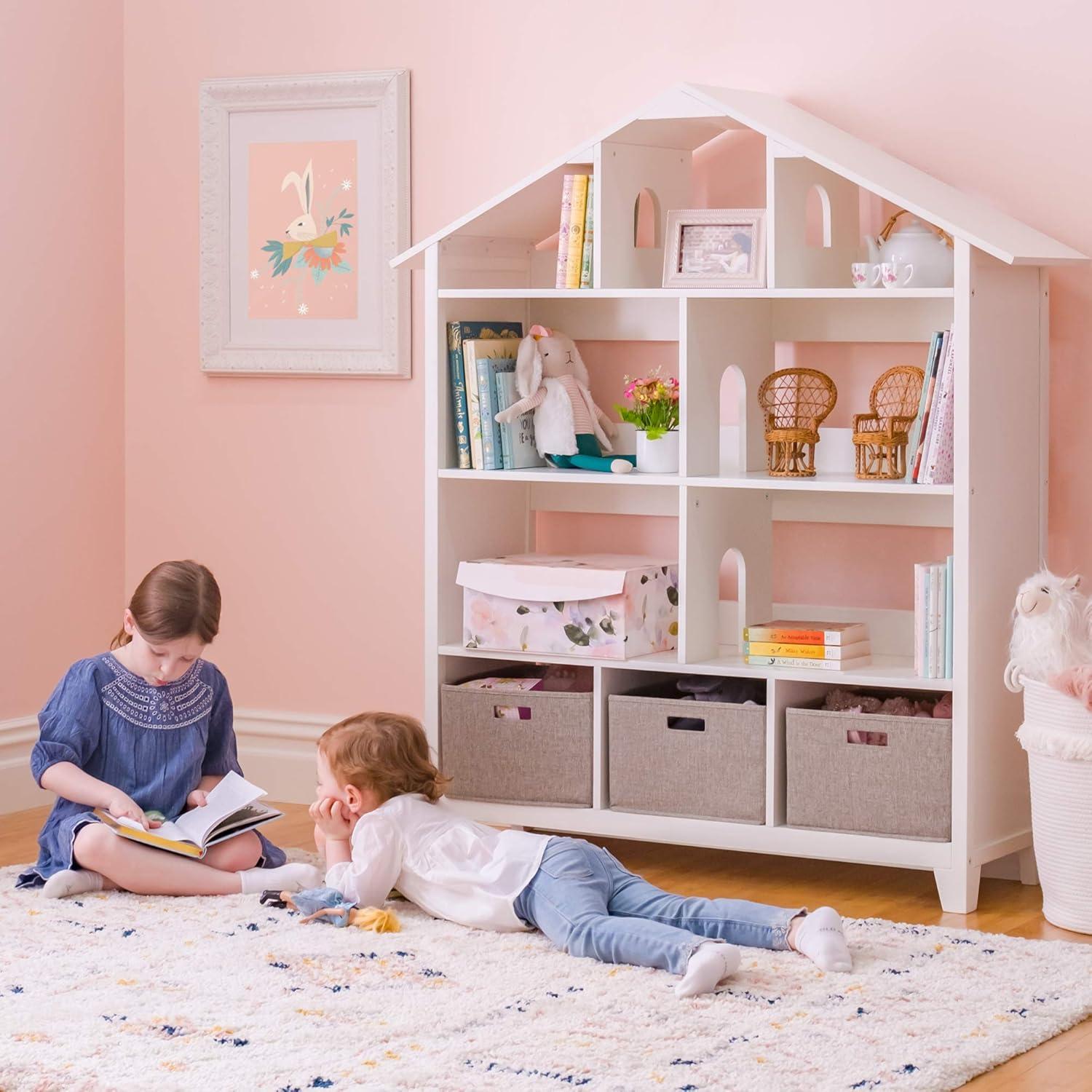 Martha Stewart Living & Learning Kids Dollhouse Bookcase 57.8" H X 51.7'' W