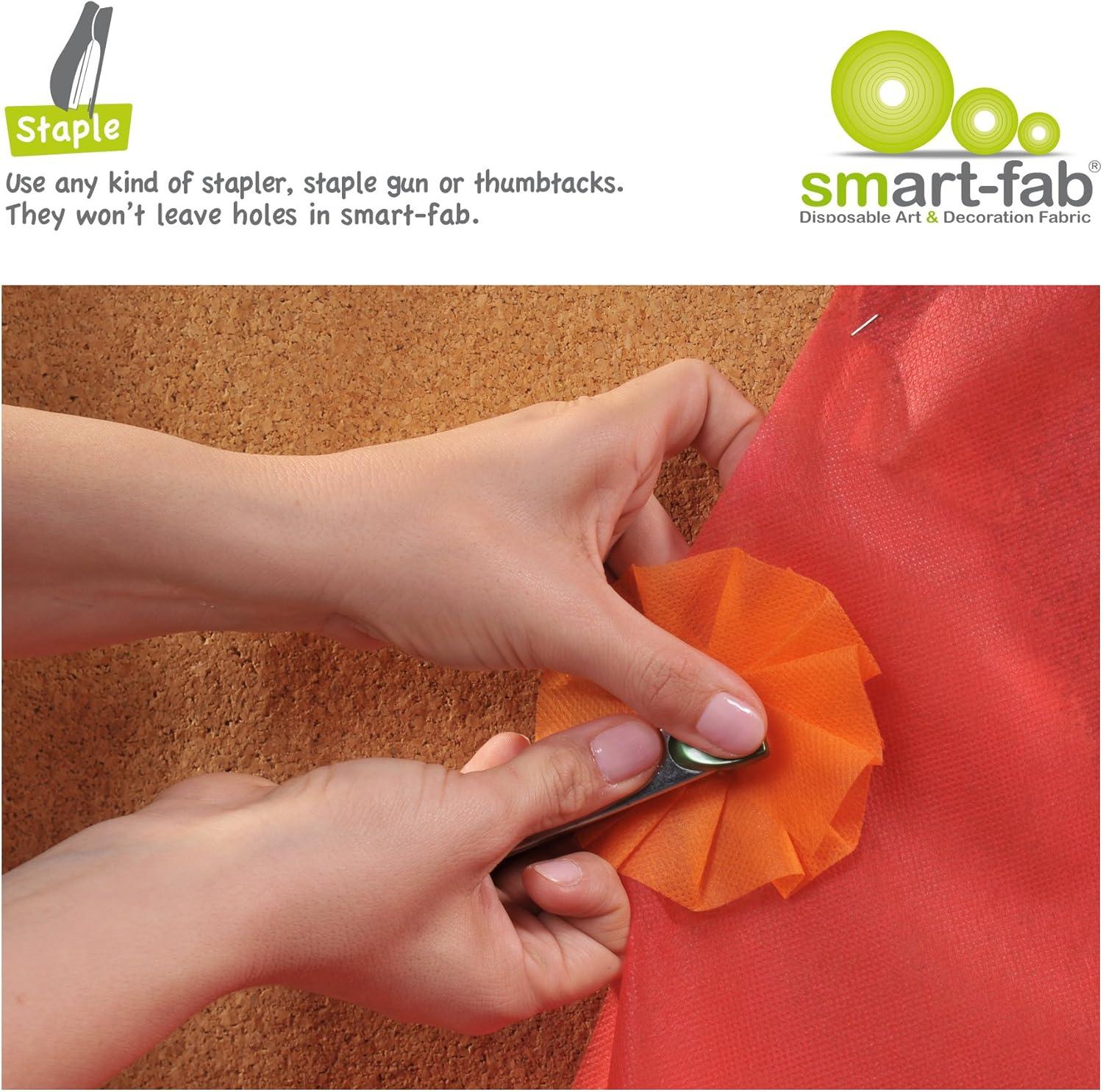 Smart-Fab® Art & Decoration Fabric Roll, 48" x 40', Black