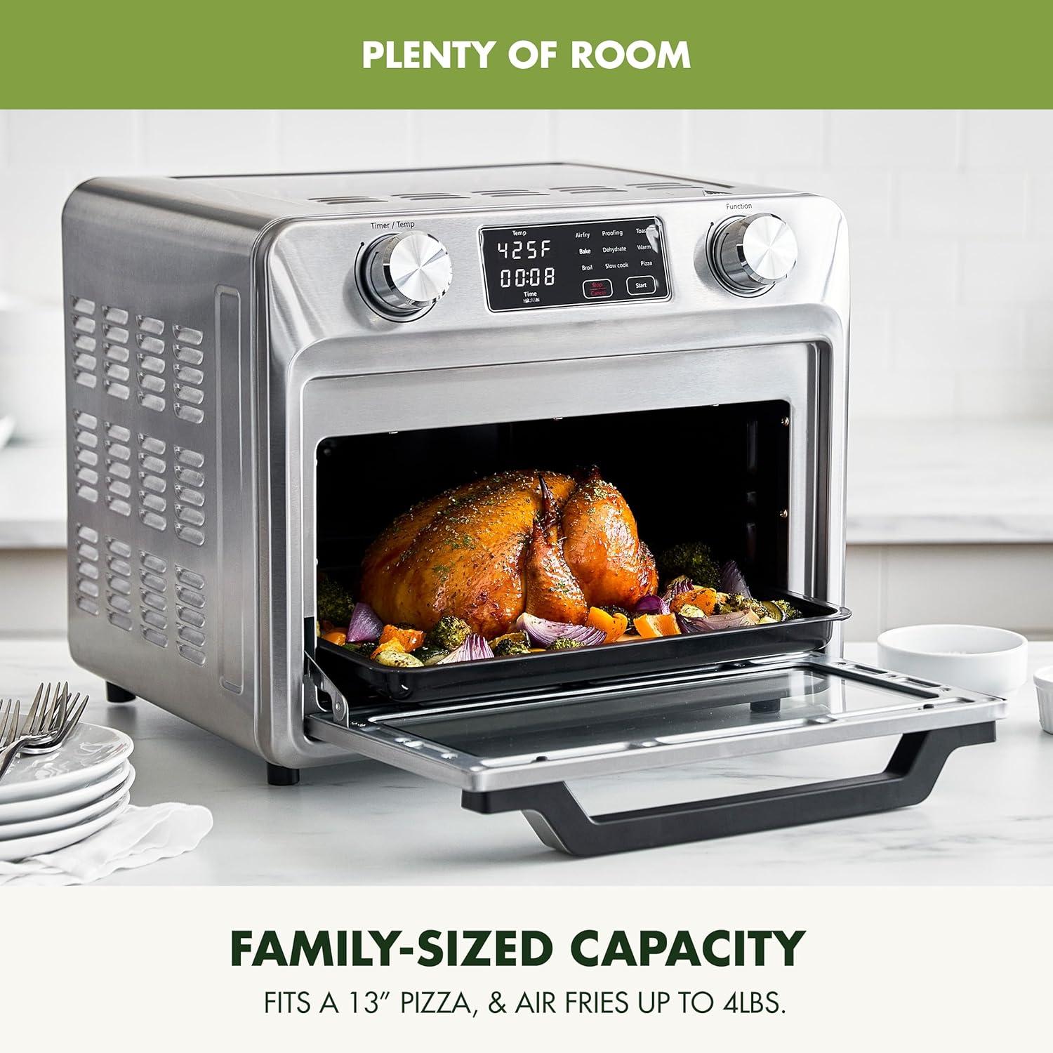 GreenPan Bistro 9-in-1 Air Fry Toaster Oven