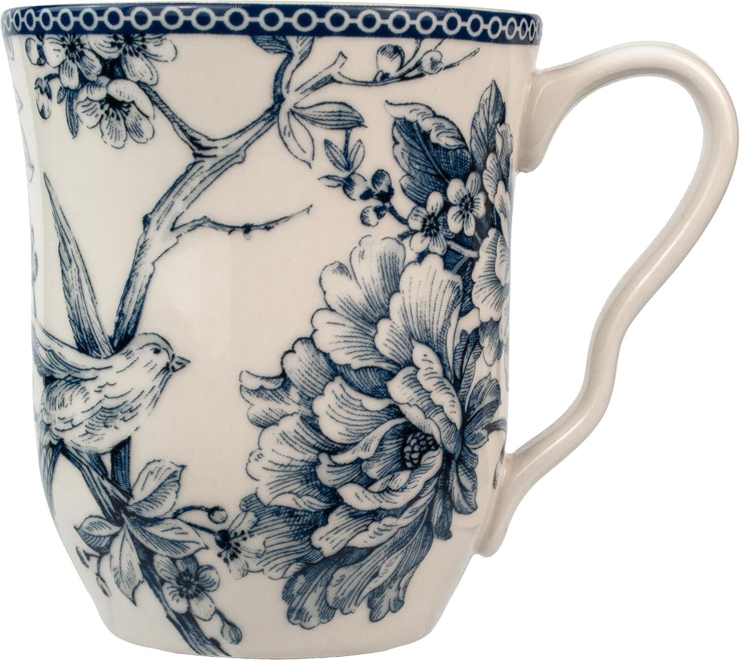 222 Fifth 222 Fifth Adelaide 16-Piece Porcelain Floral Dinnerware Set - Service For 4