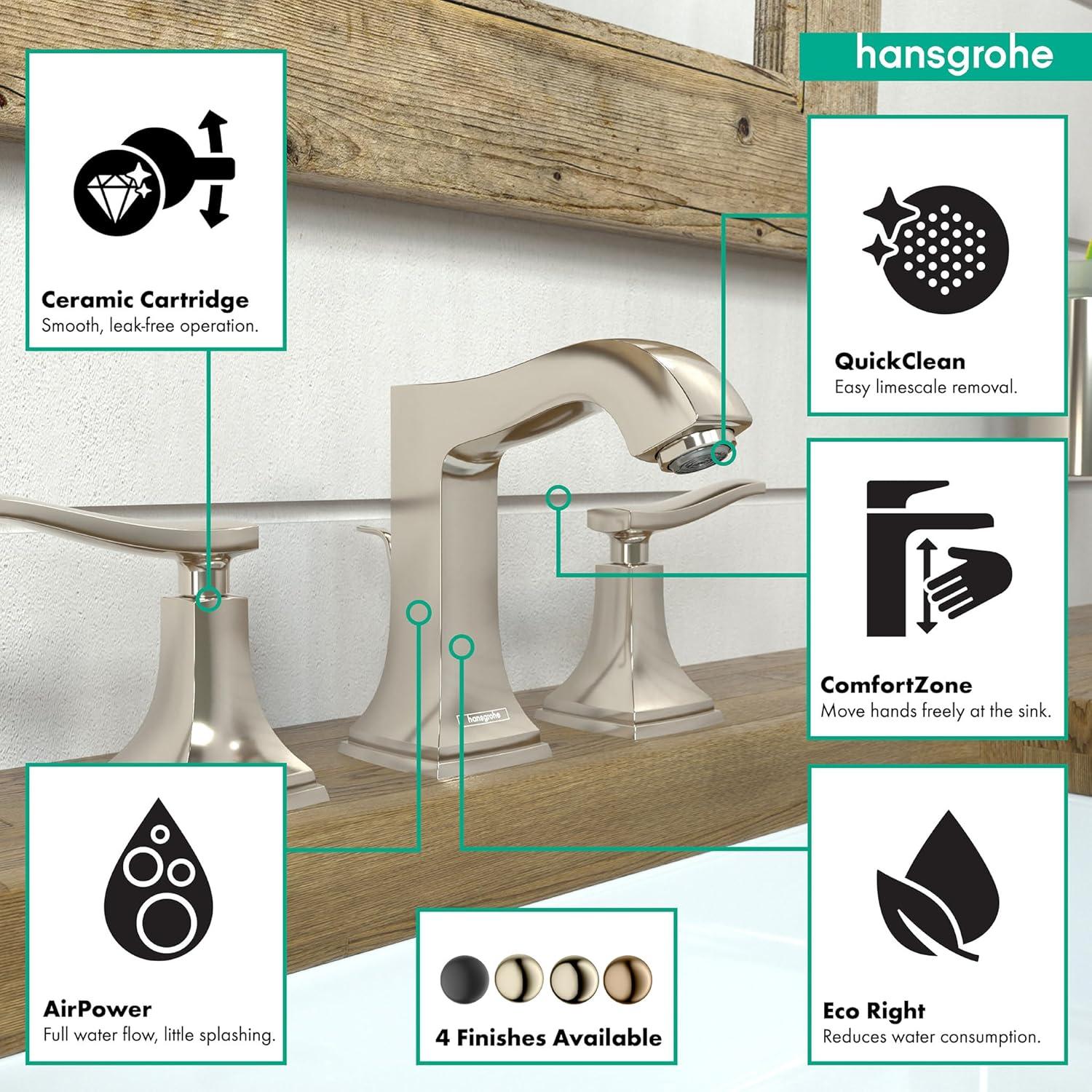 Metropol Classic Widespread Bathroom Faucet