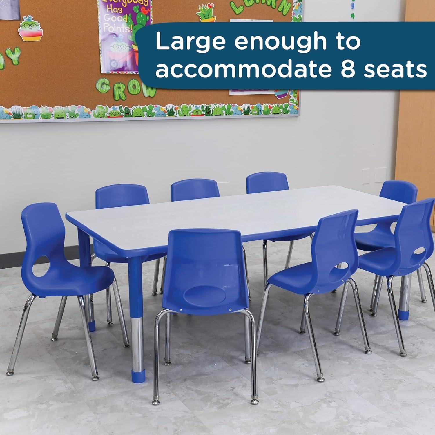 Children's Factory AS WE GROW Rectangular Adjustable Table