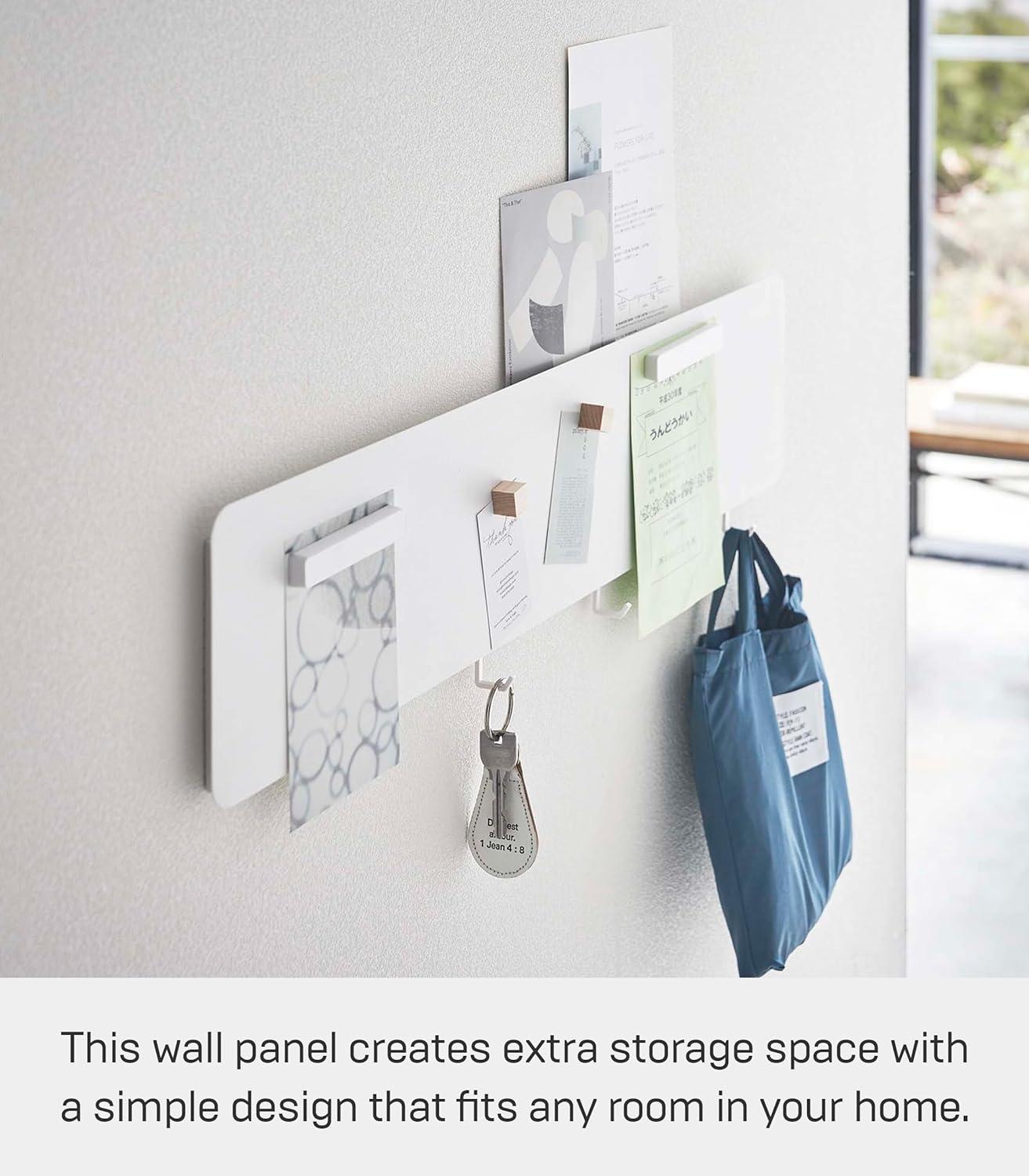 Wall Storage Organizer with Key Hooks