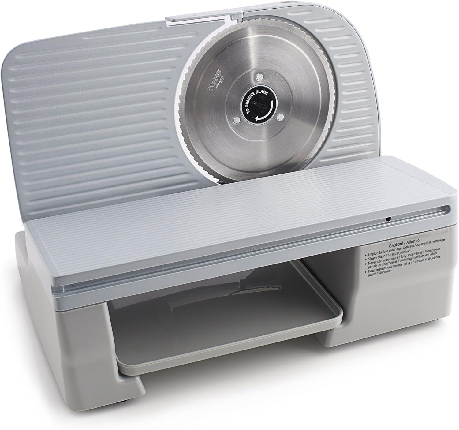 Chef's Choice Electric Meat Slicer with Stainless Steel Blade, 7-Inch, Silver, 609A