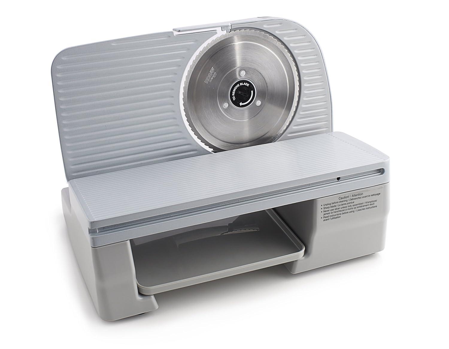 Chef's Choice Electric Meat Slicer with Stainless Steel Blade, 7-Inch, Silver, 609A