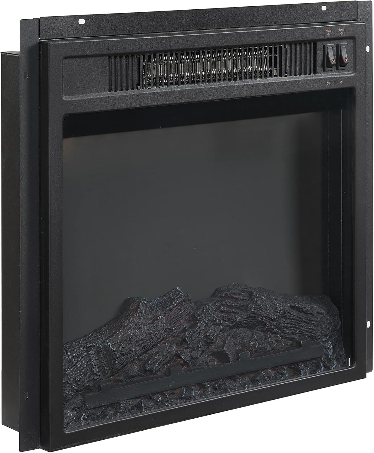 58" Gordon Low Profile TV Stand for TVs up to 65" with Fireplace Dark Walnut - Crosley