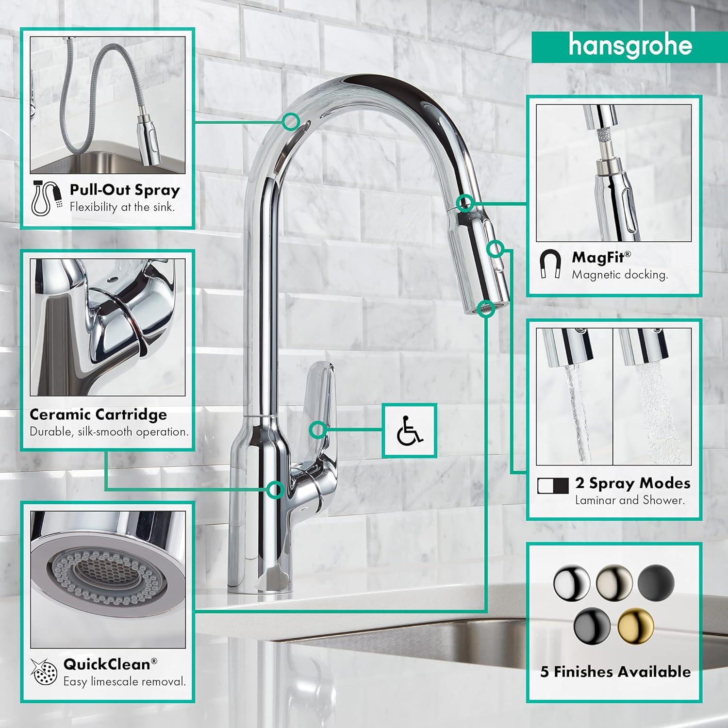 Focus N Prep Kitchen Faucet with 2-Spray Pull-Down, 1.75 GPM