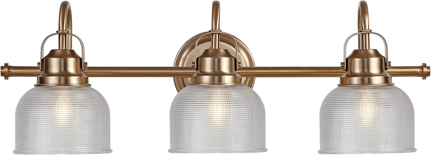 Virginia 25.25" Polished Gold Brass LED Vanity Light