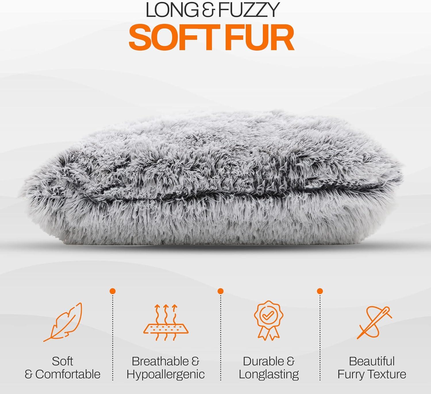 Faux Fur Throw Pillow