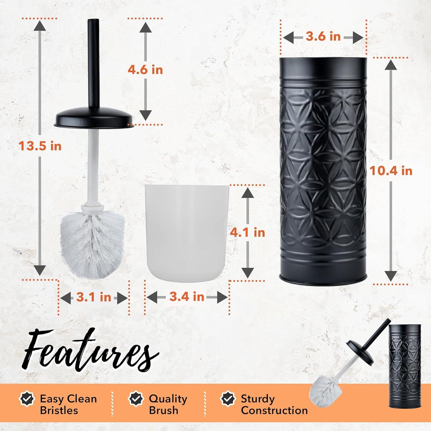 Autumn Alley Alley Metal Toilet Brush And Holder