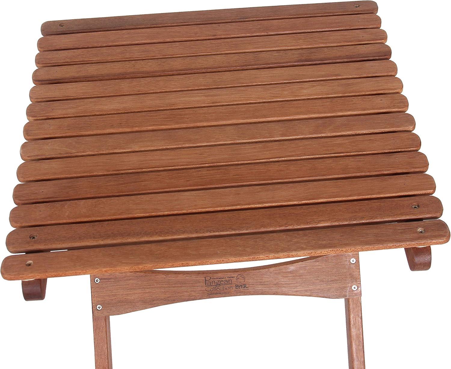 Pangean Nomad Folding Hardwood Table for Indoor/Outdoor Use