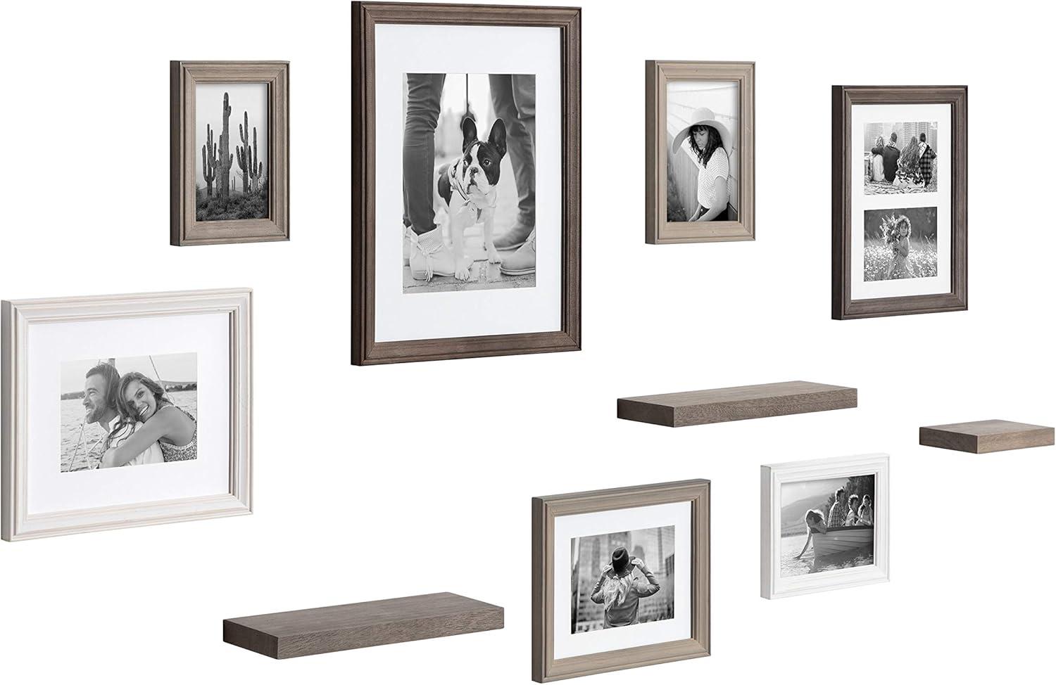 10pc Bordeaux Frame Box Set - Kate & Laurel All Things Decor