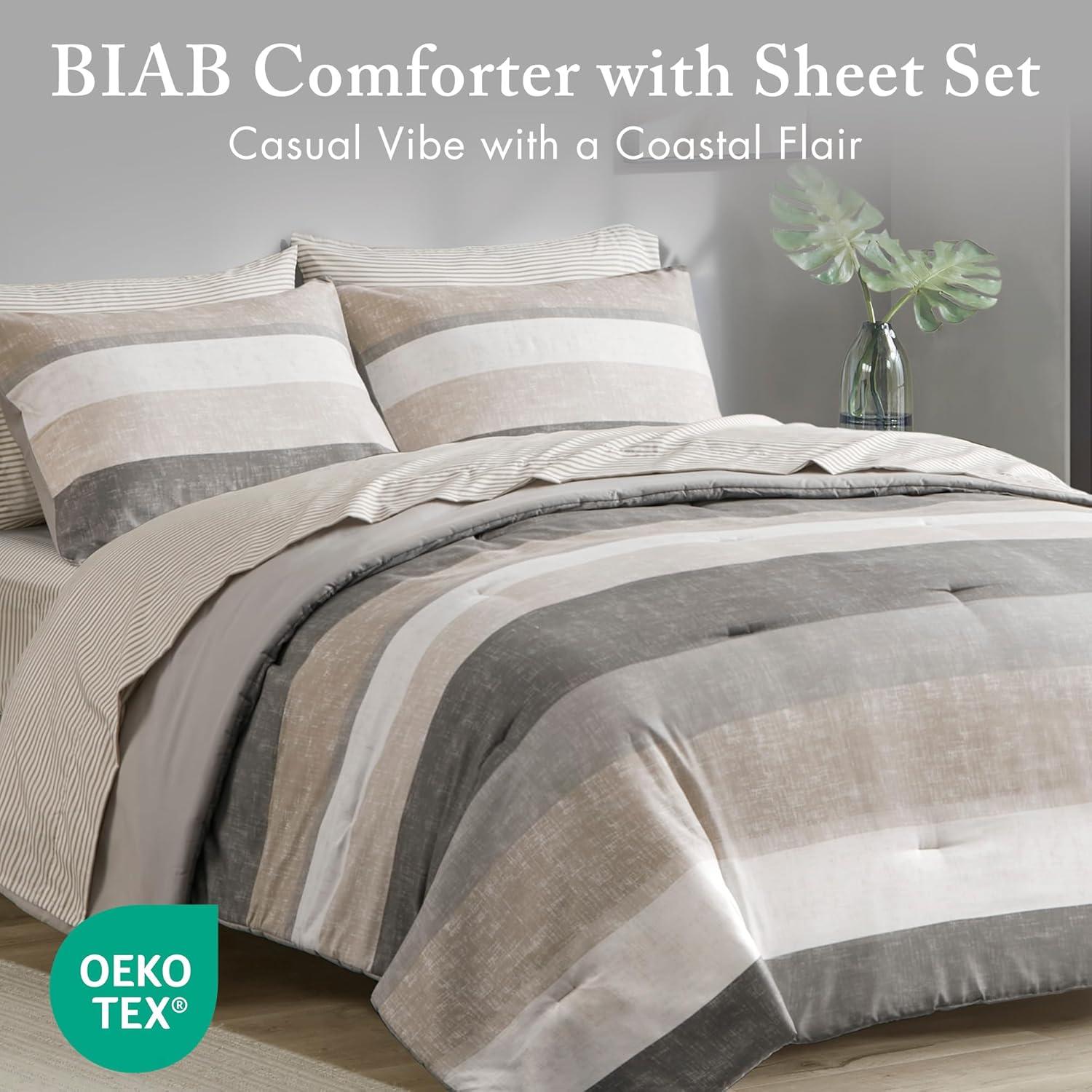 Madison Park Essentials Jaxon Comforter Set with Bed Sheets