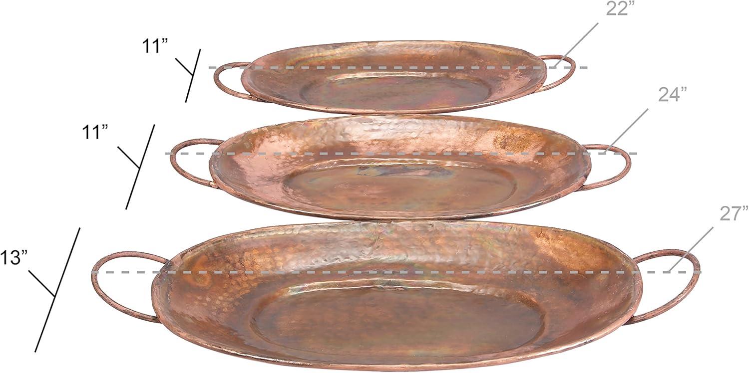 Gracie Oaks Crites Metal Tray