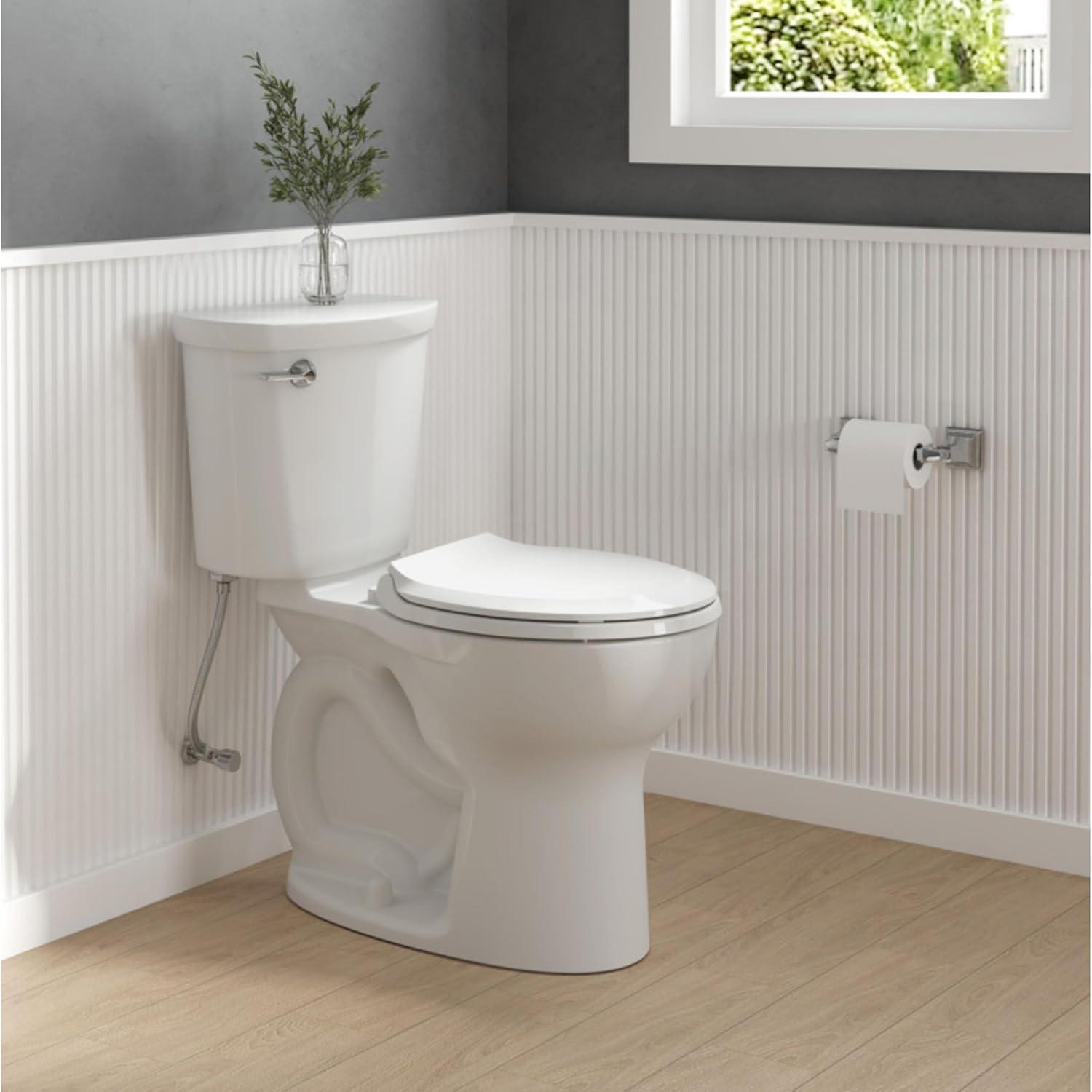 American Standard 5503B00B.020 Transitional Slow-Close Round Front Toilet Seat, White