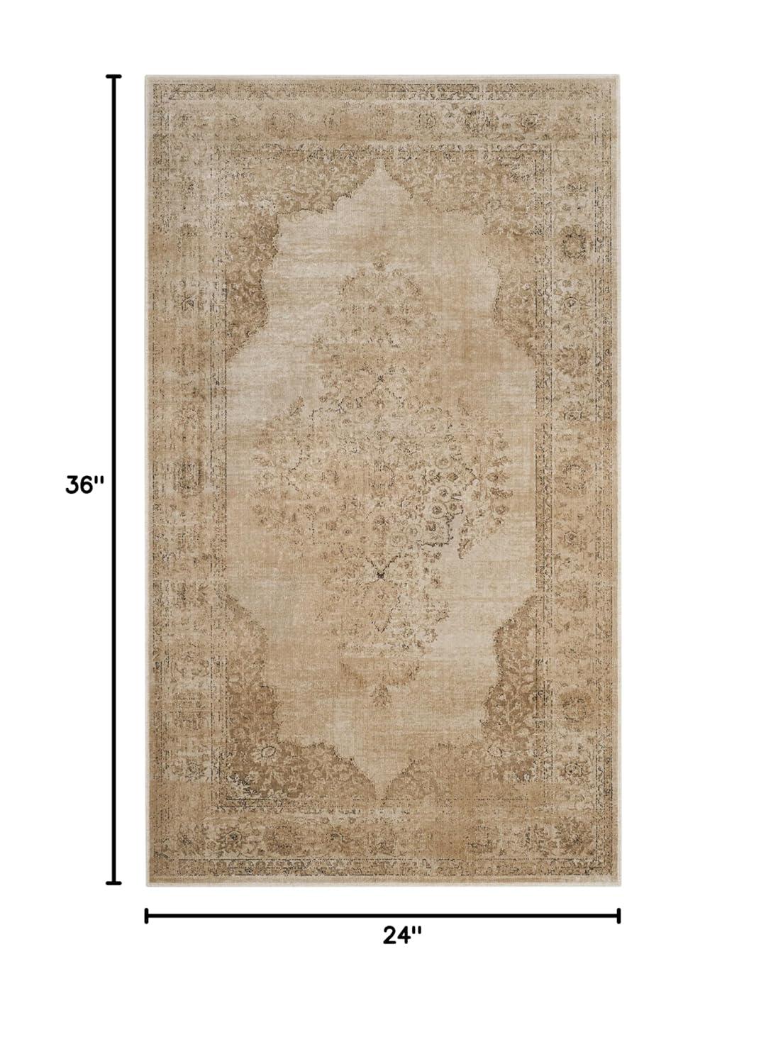 Vintage VTG122 Power Loomed Indoor Accent Rug - Creme - 2'x3' - Safavieh.