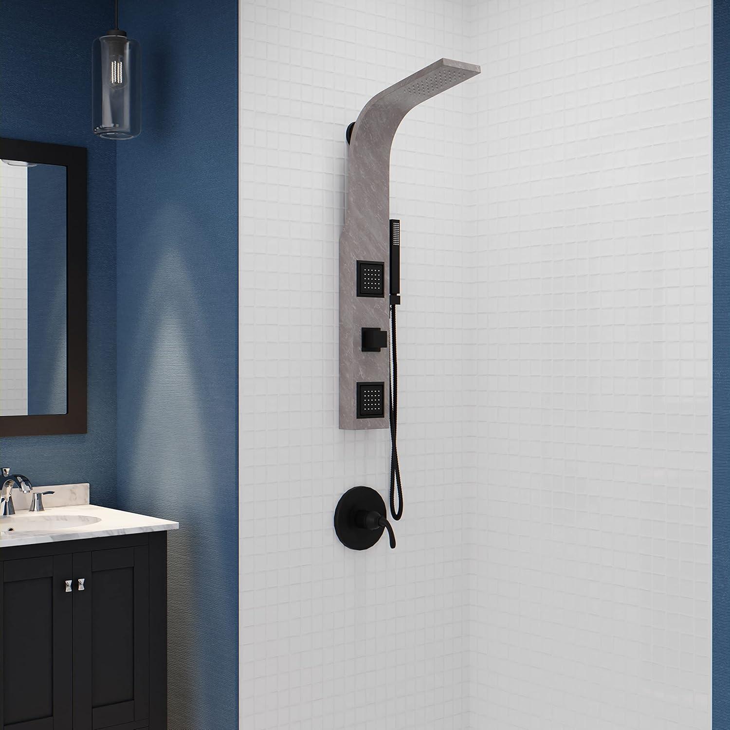 ANZZI Aura 39.37'' Shower Panel with Fixed Shower Head SP-AZ078GM