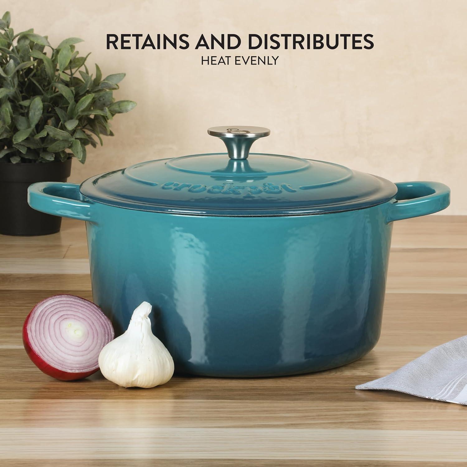 Crock-pot Crock-Pot Artisan Non-Stick Cast Iron Round Dutch Oven