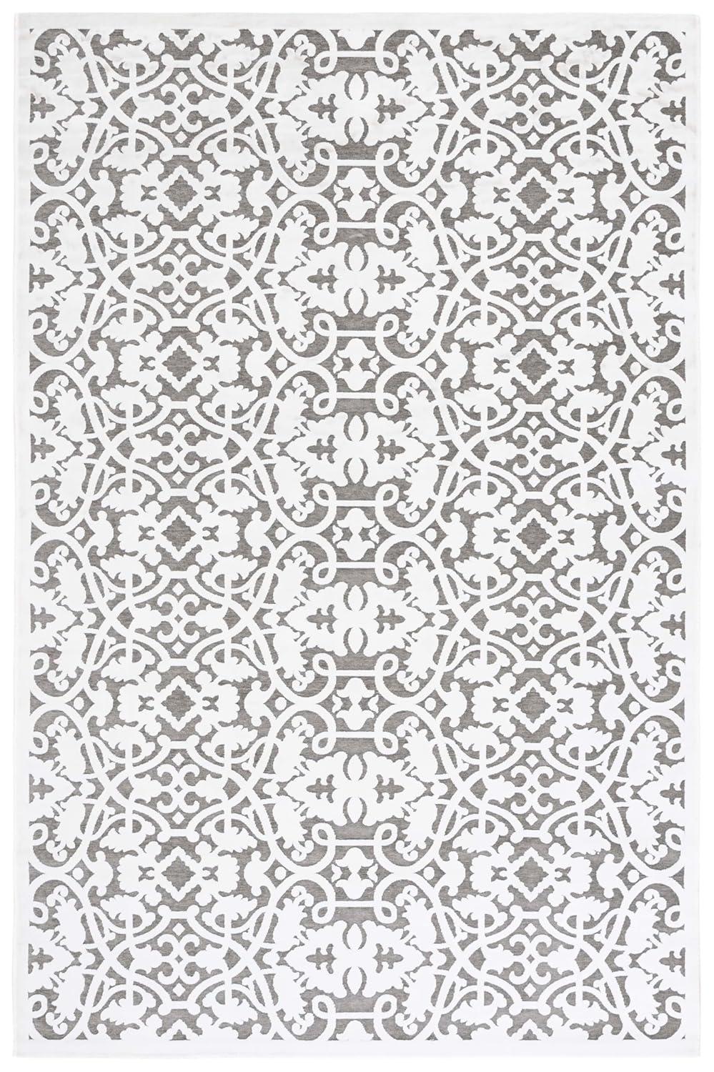 Paradise PARB636 Machine Made Indoor Area Rug - Ivory/Dark Grey - 5'x7'5" - Safavieh