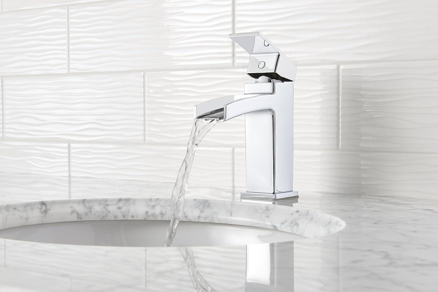 Kenzo Single Control Centerset Bathroom Faucet