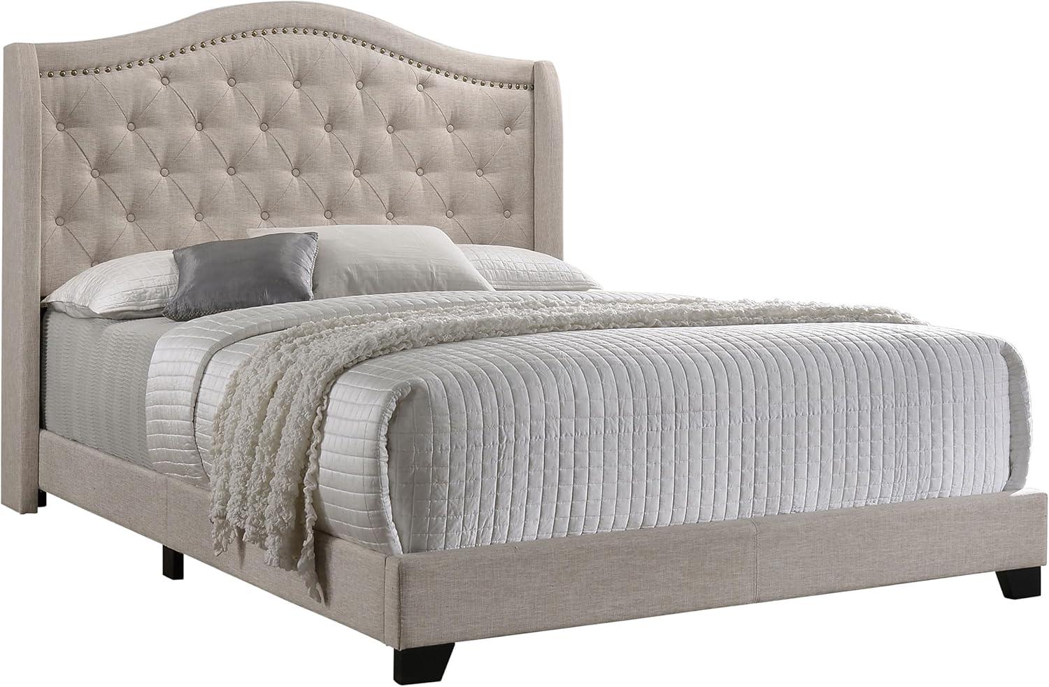 Sonoma Camel Back Full Bed Beige