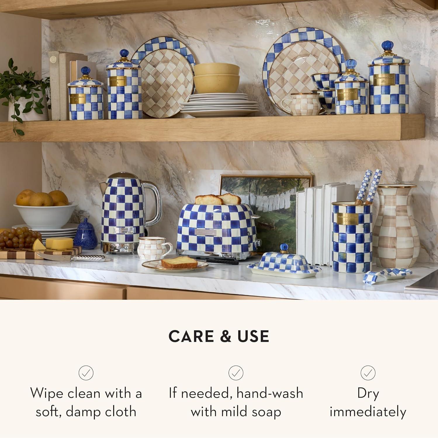 MacKenzie-Childs Royal Check® Canister