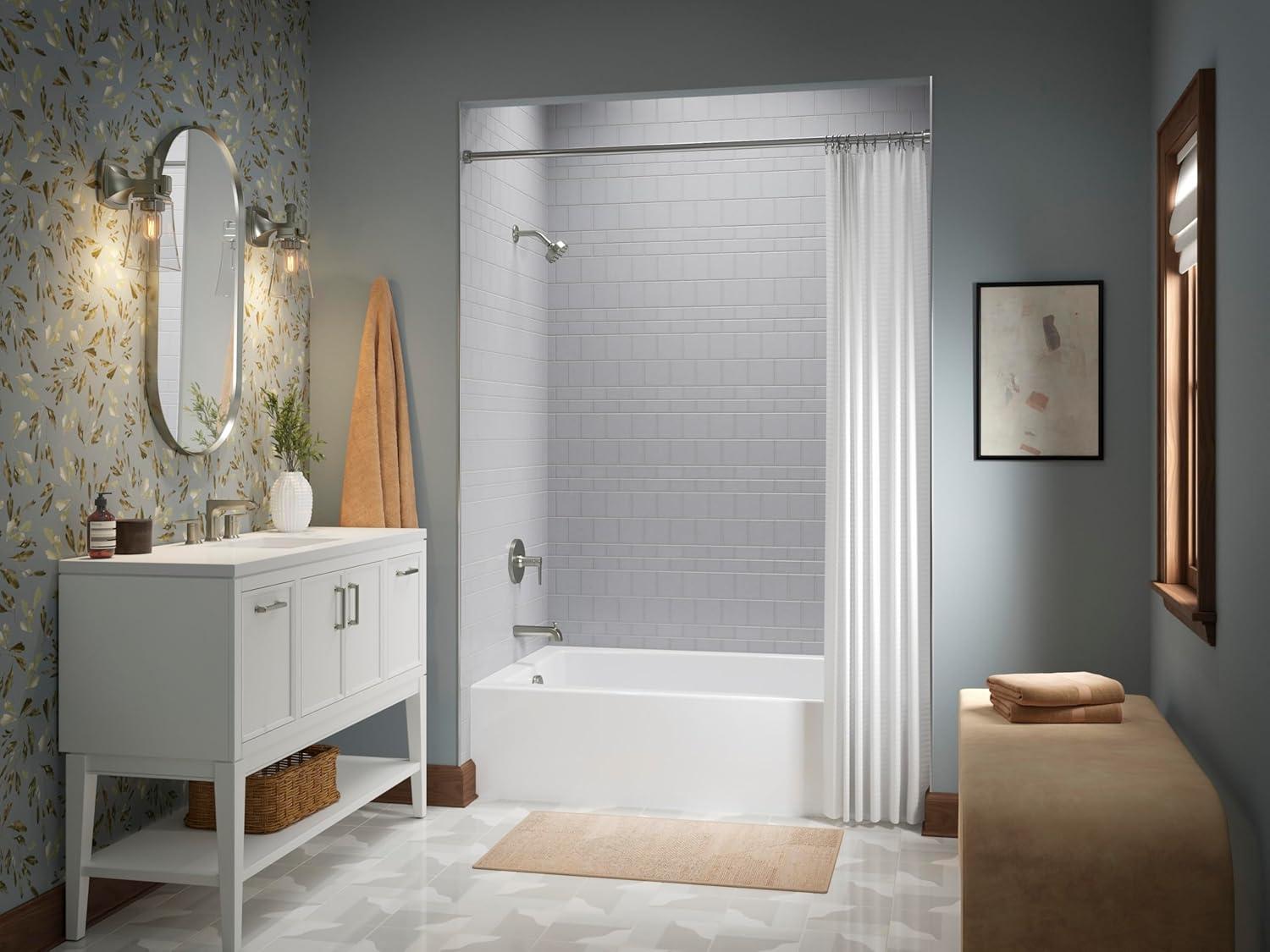 Essential Capsule Wall Mirror, Bathroom/Vanity Mirror with Frame